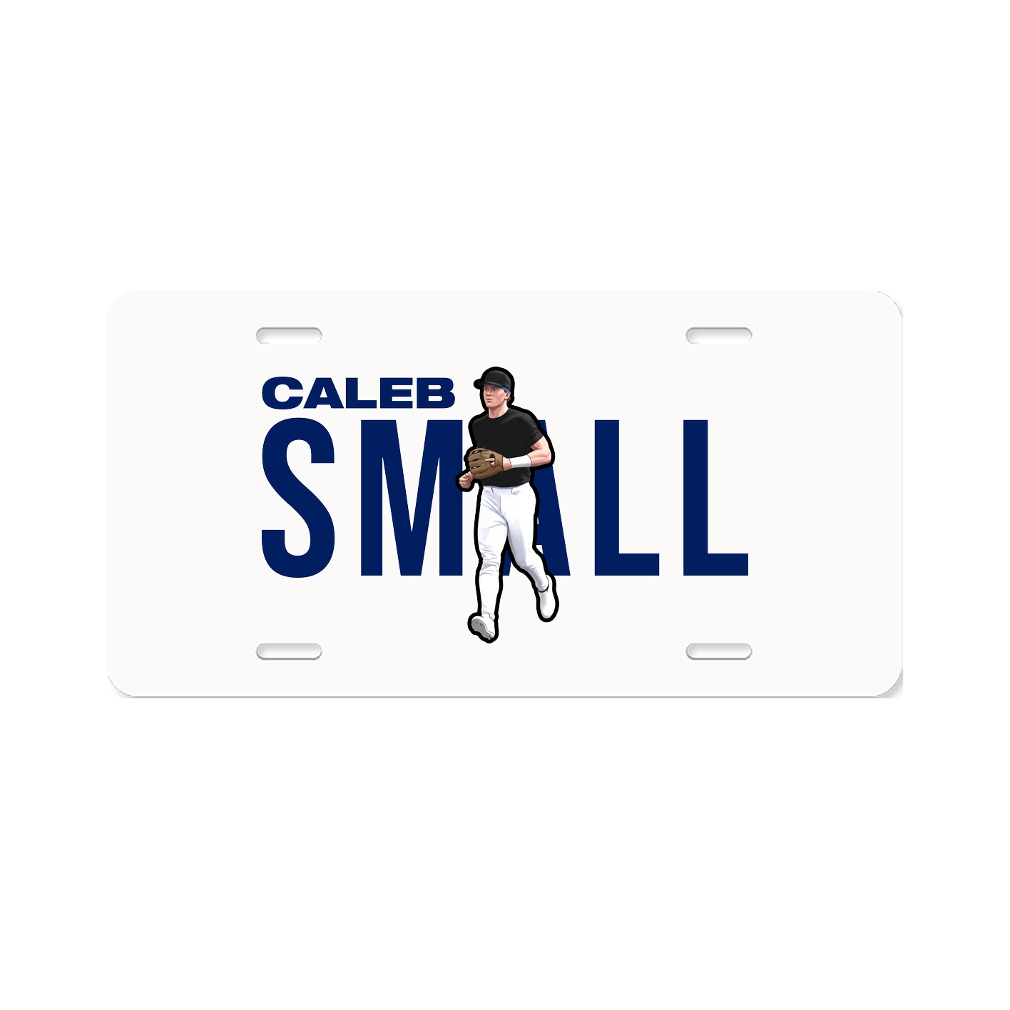 License Plate — Player Name in Classic