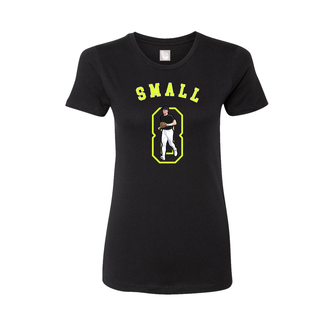 Fitted Women's Tee — Shirsey Arch in Black