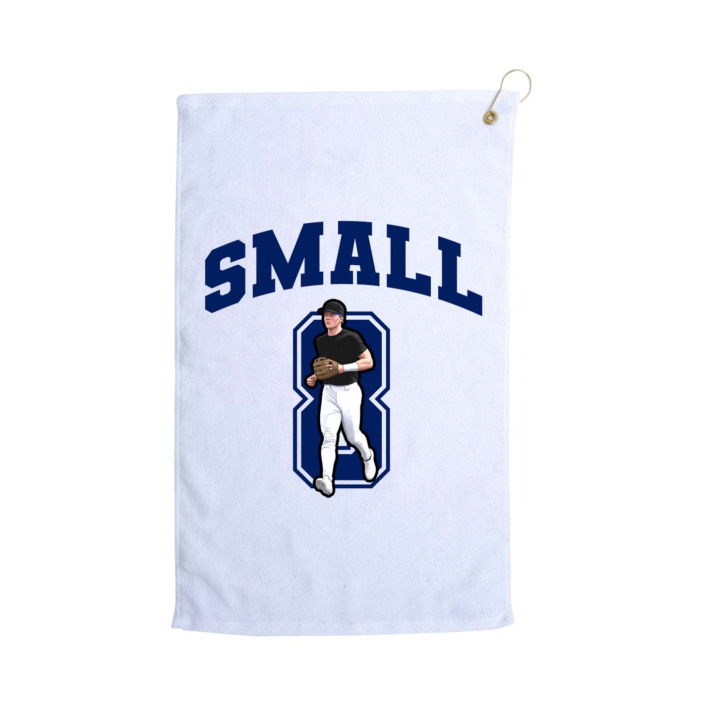 Golf Towel — Number in White