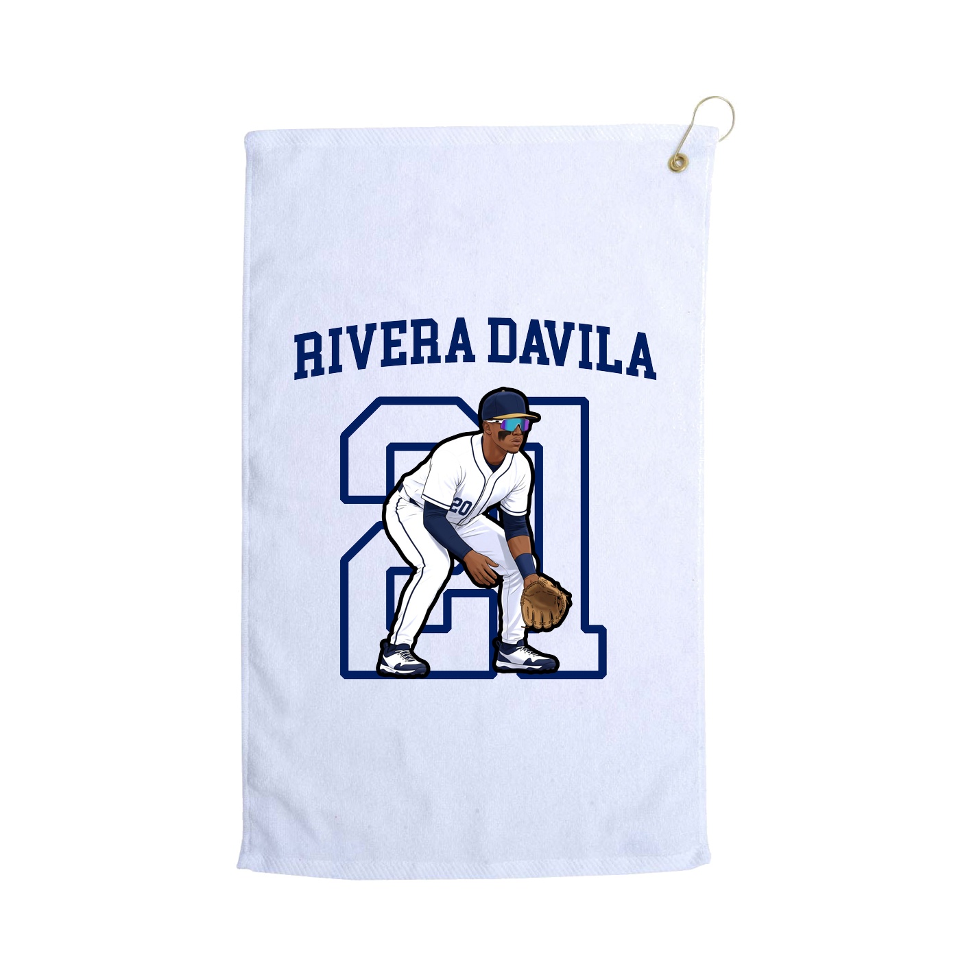 Golf Towel — Shirsey in White