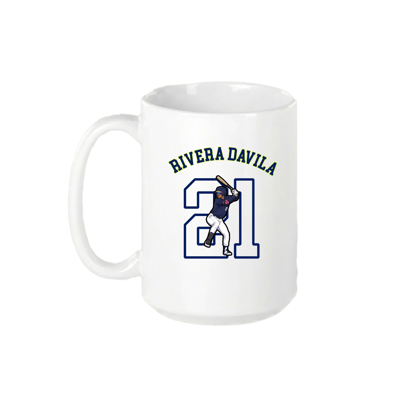 15oz Coffee Mug — Shirsey Arch in White