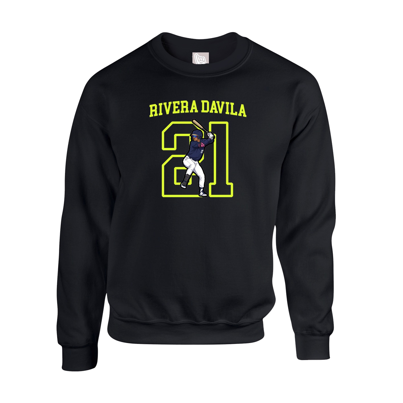 Fleece Crew — Shirsey in Black