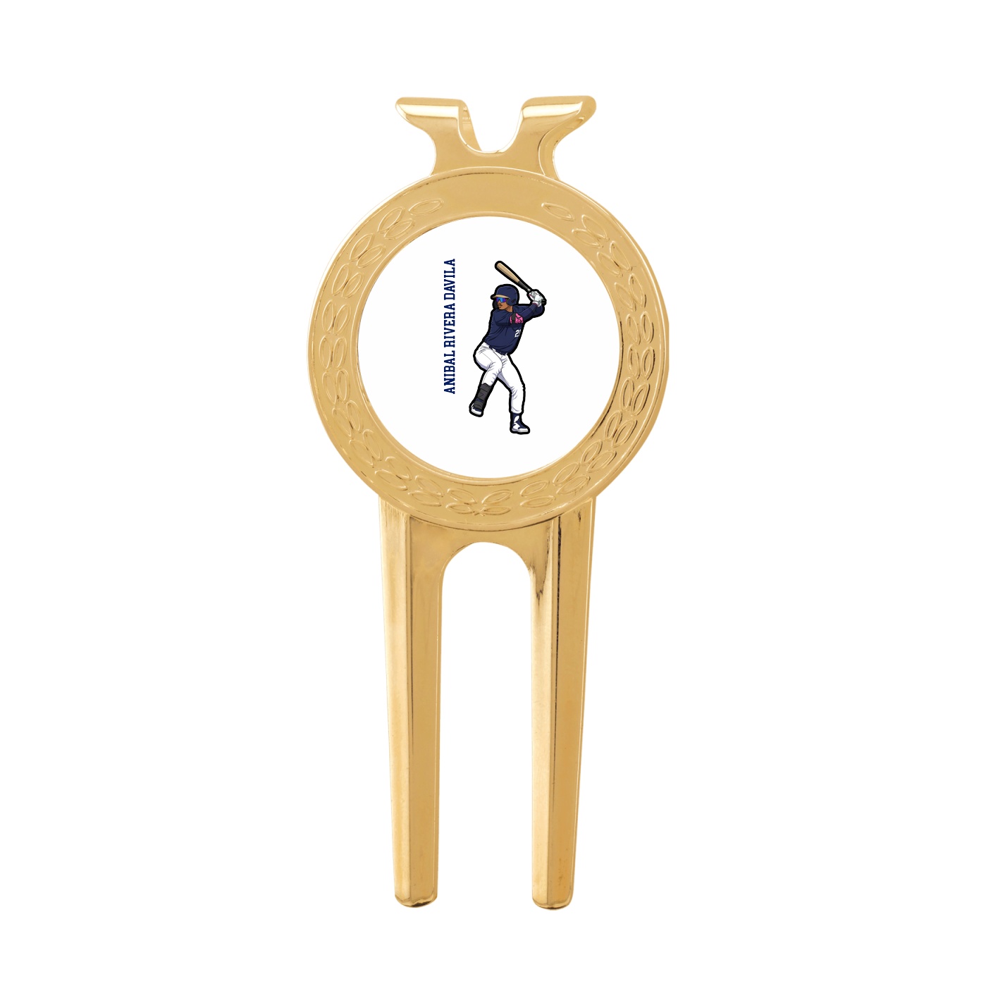 Divot Tool with Ball Marker — Name Vertical in Classic