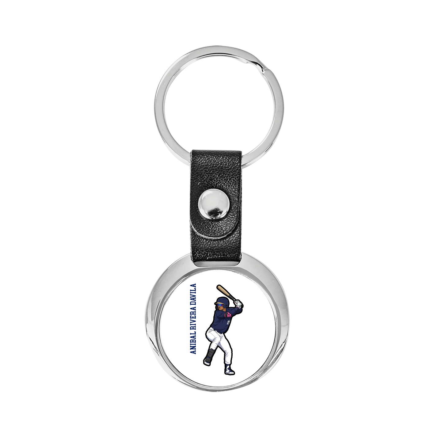 Key Chain — Name Vertical in Classic