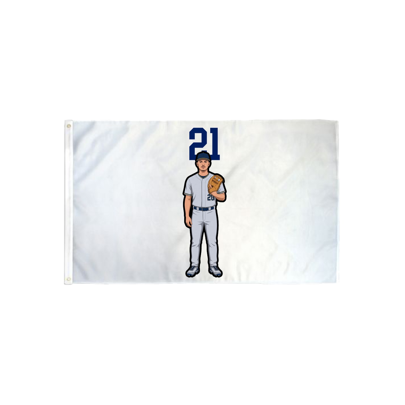 3x5 Flag — Number Top in Classic