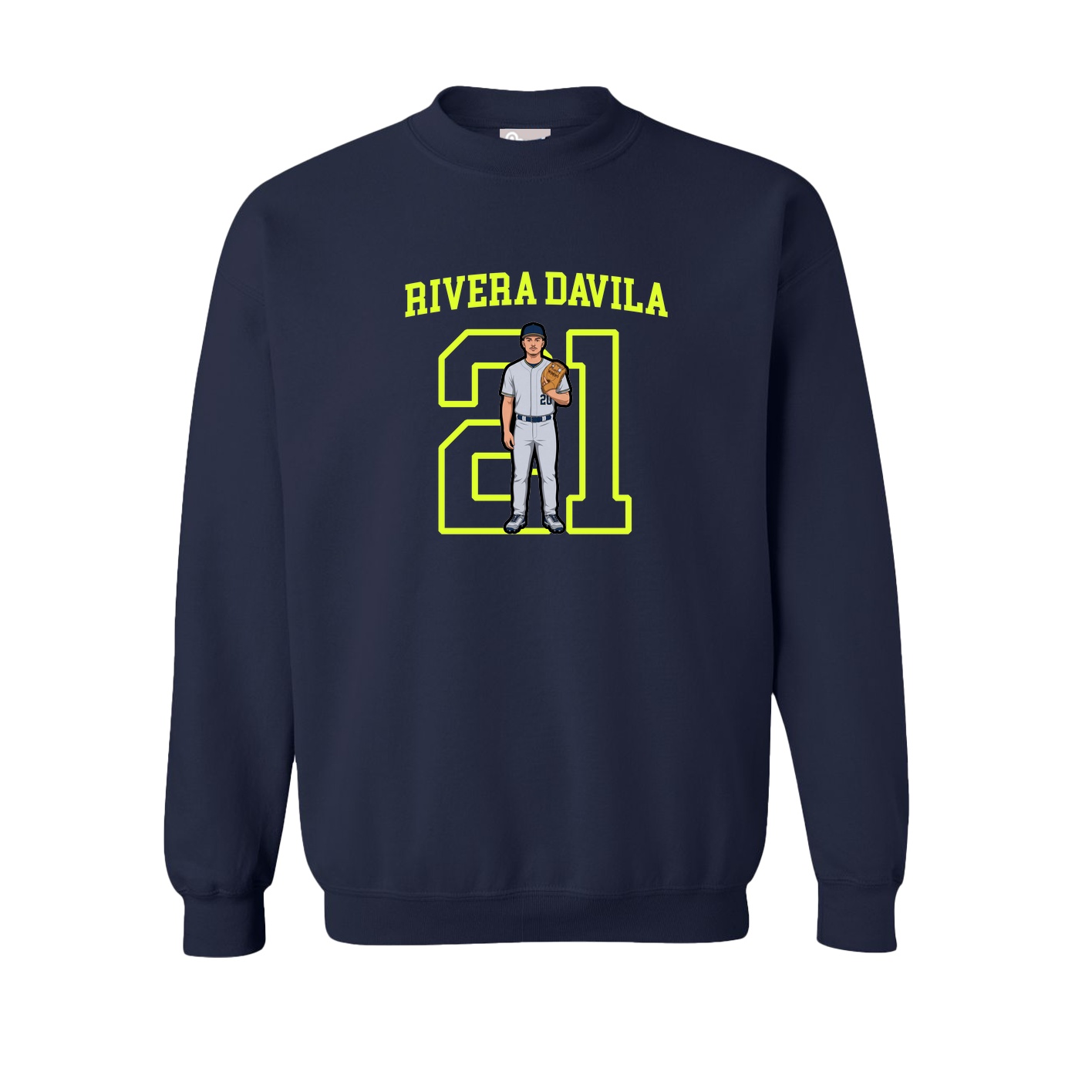 Fleece Crew — Shirsey in Navy
