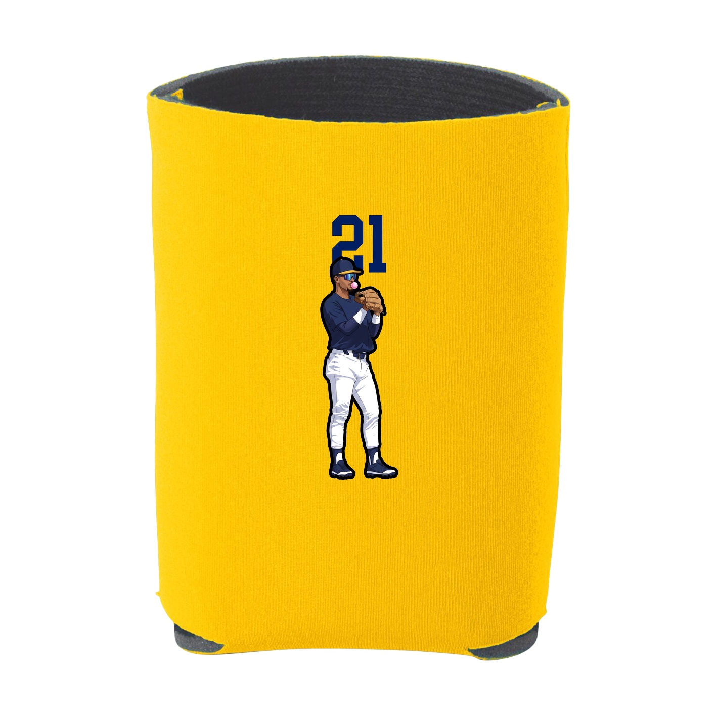 Can Holder — Number Top in Yellow