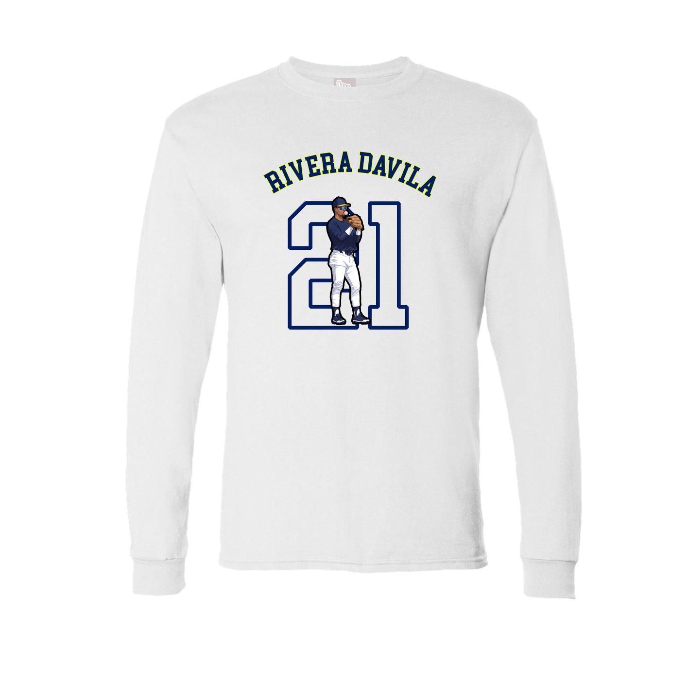 Long Sleeve Tee — Shirsey Arch in White