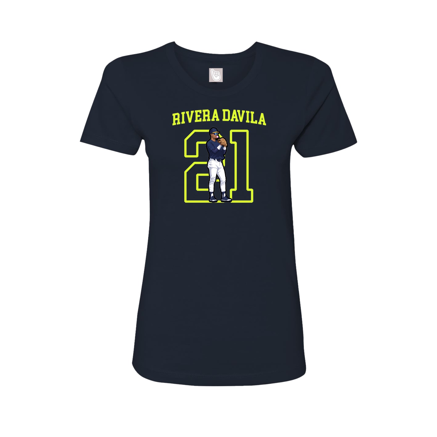 Fitted Women's Tee — Shirsey in Navy