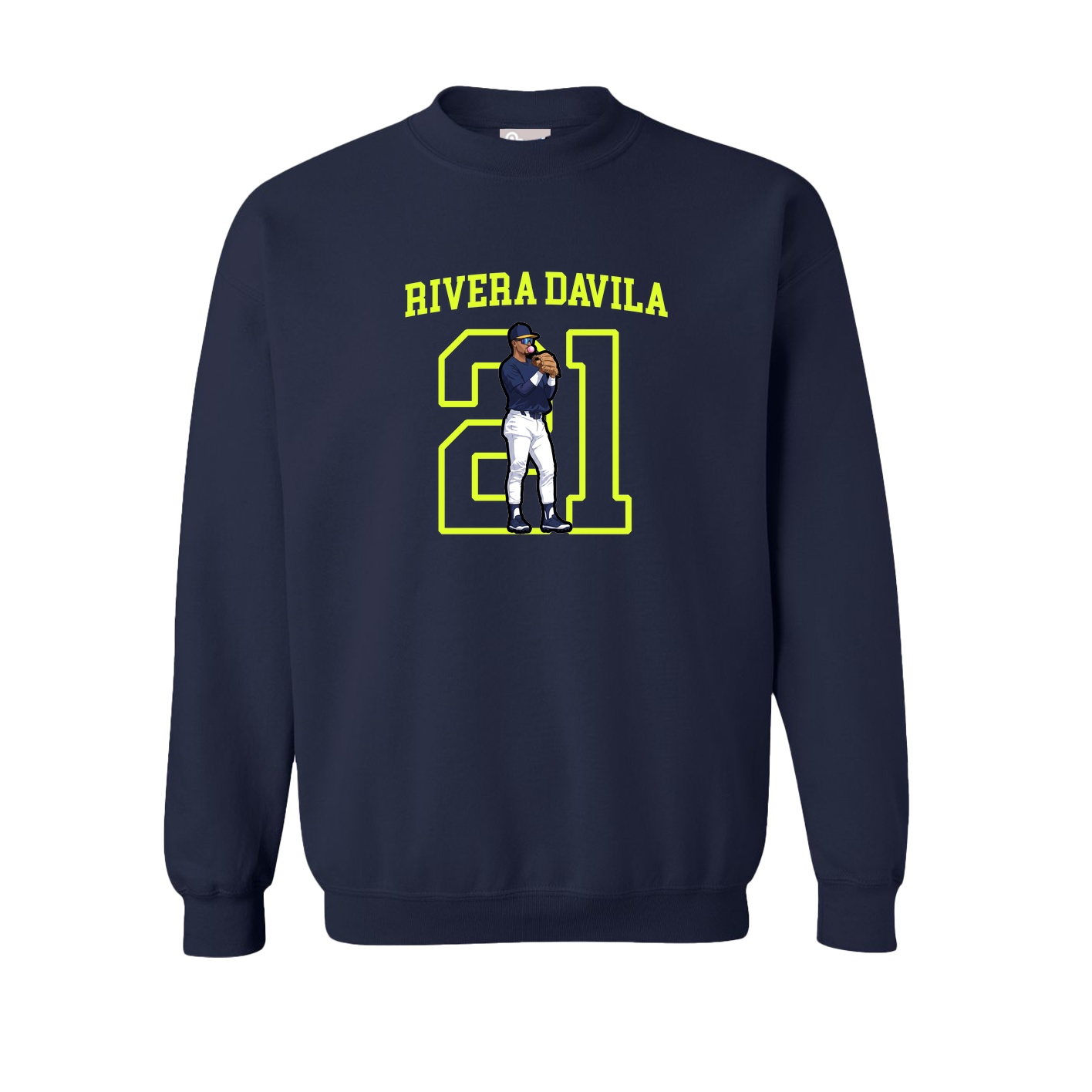Fleece Crew — Shirsey in Navy