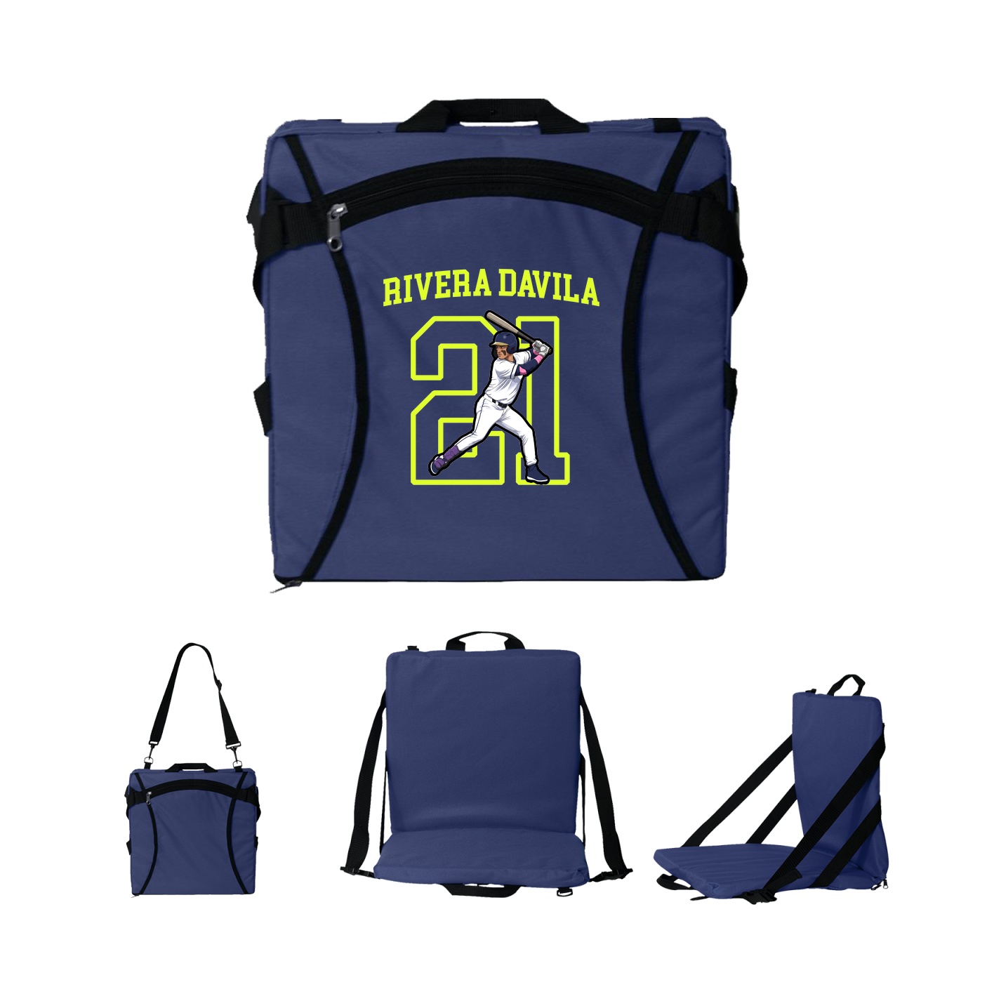 Folding Stadium Seat — Shirsey in Navy