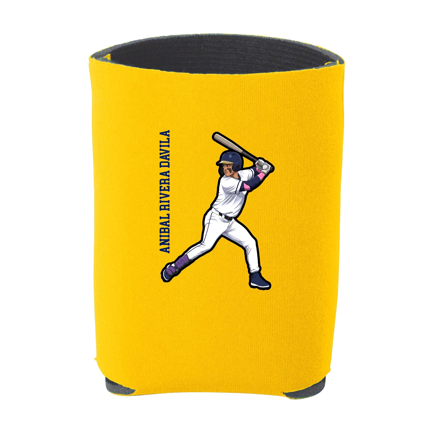 Can Holder — Name Vertical in Yellow