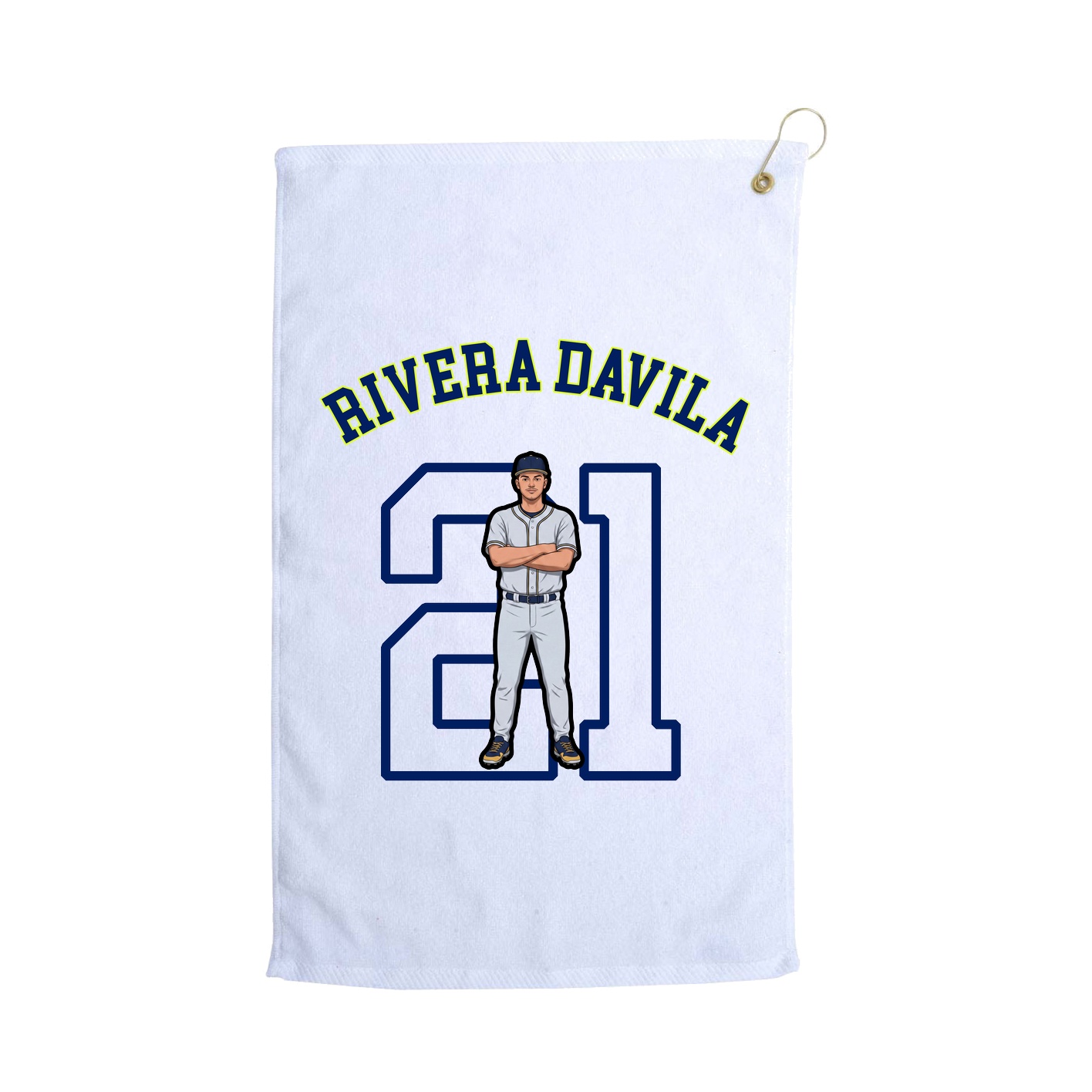 Golf Towel — Shirsey Arch in White