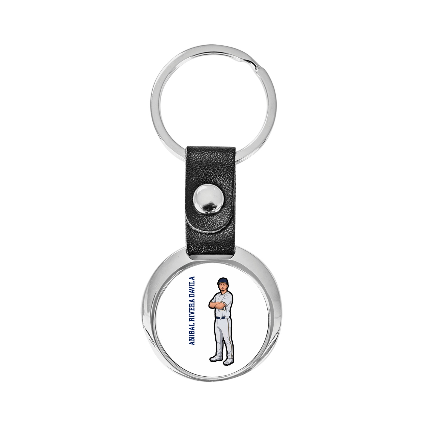 Key Chain — Name Vertical in Classic