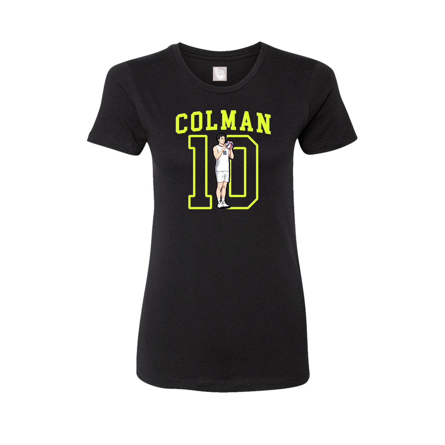 Fitted Women's Tee — Shirsey in Black