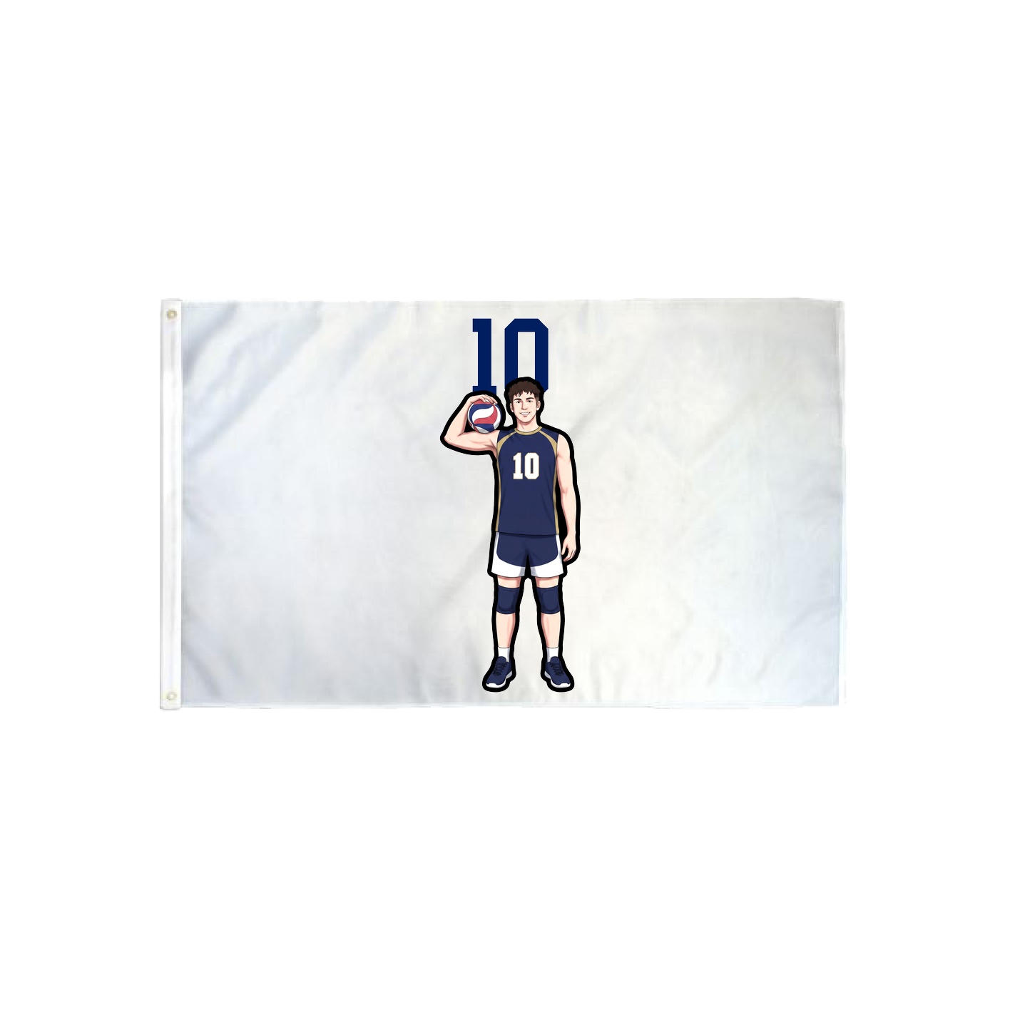 3x5 Flag — Number Top in Classic