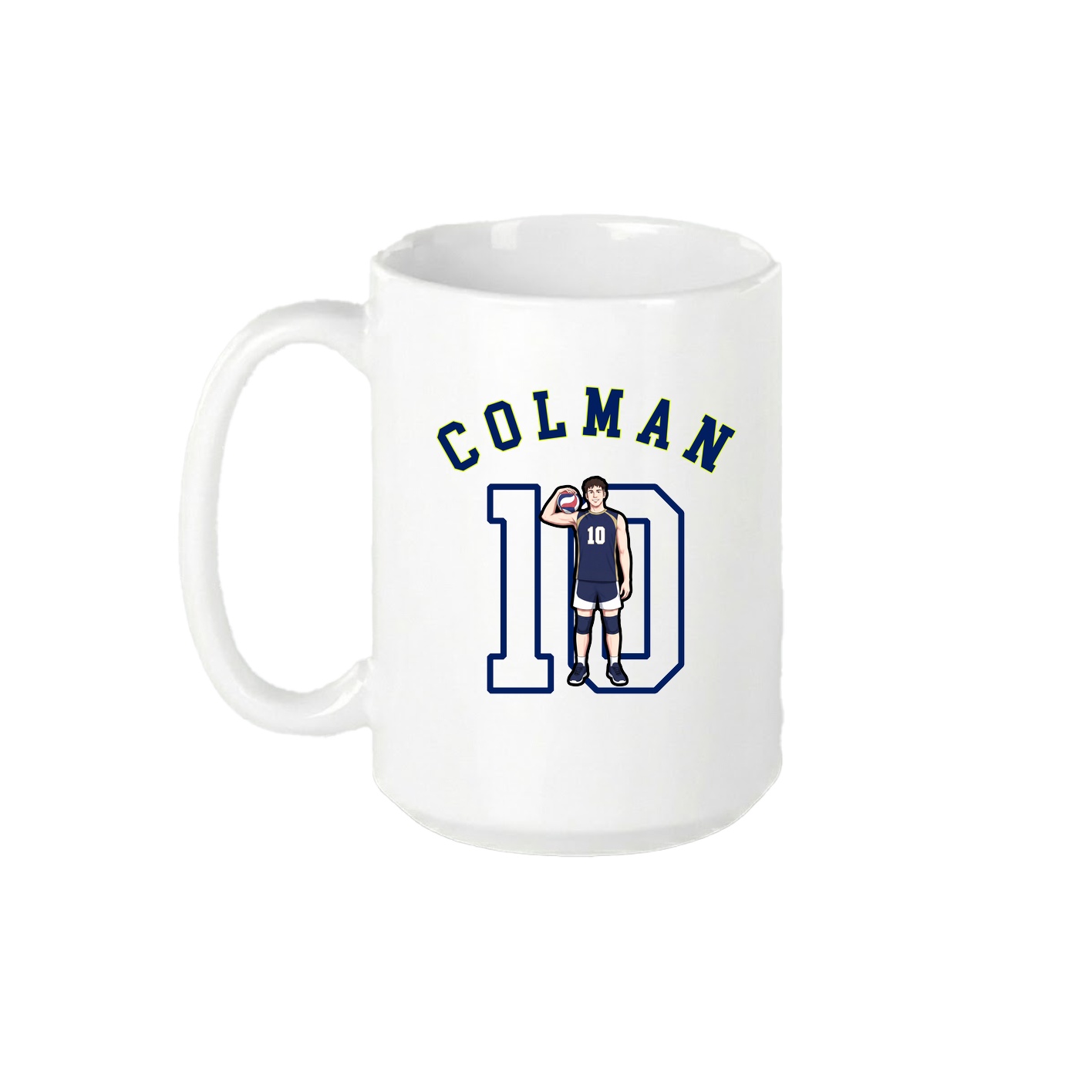 15oz Coffee Mug — Shirsey Arch in White
