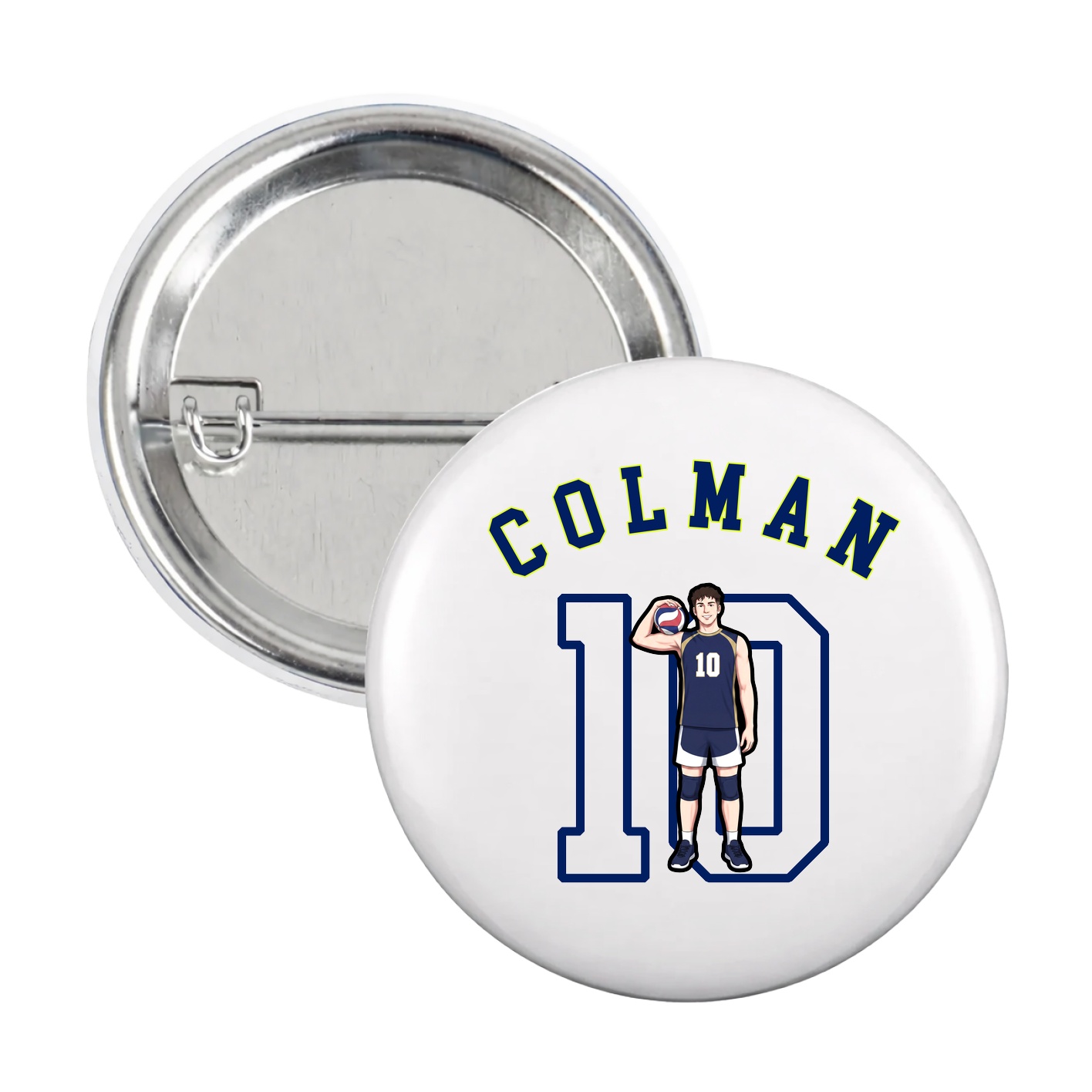 Game Day Button — Shirsey Arch in White