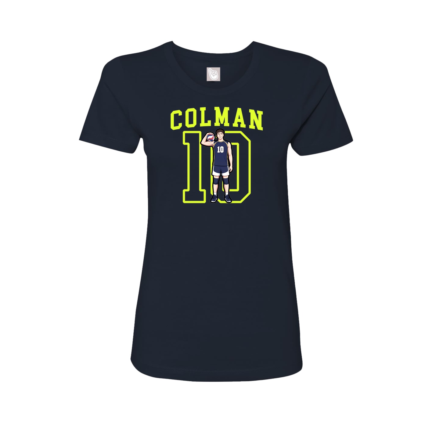 Fitted Women's Tee — Shirsey in Navy