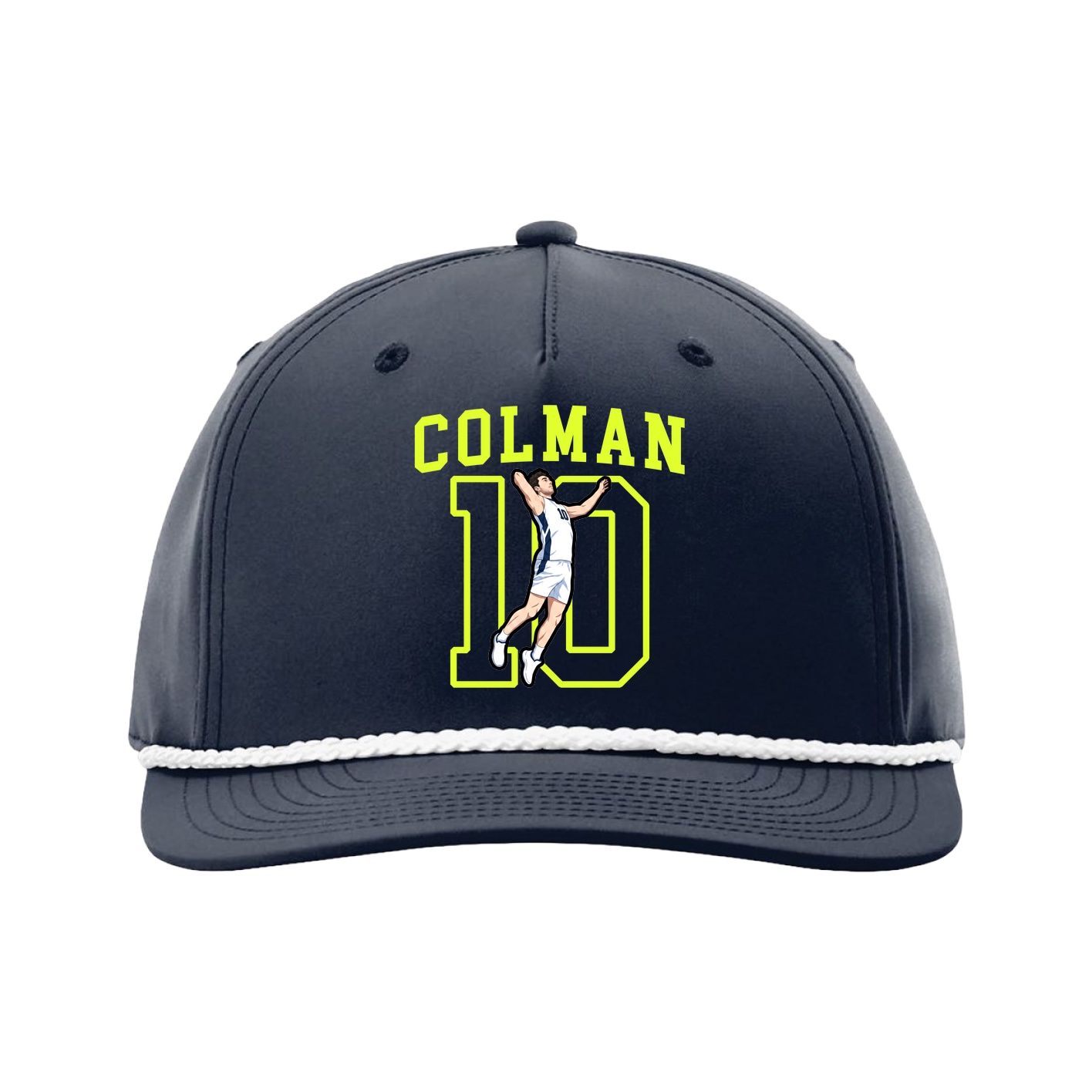 Five-Panel Classic Rope Cap — Shirsey in Navy
