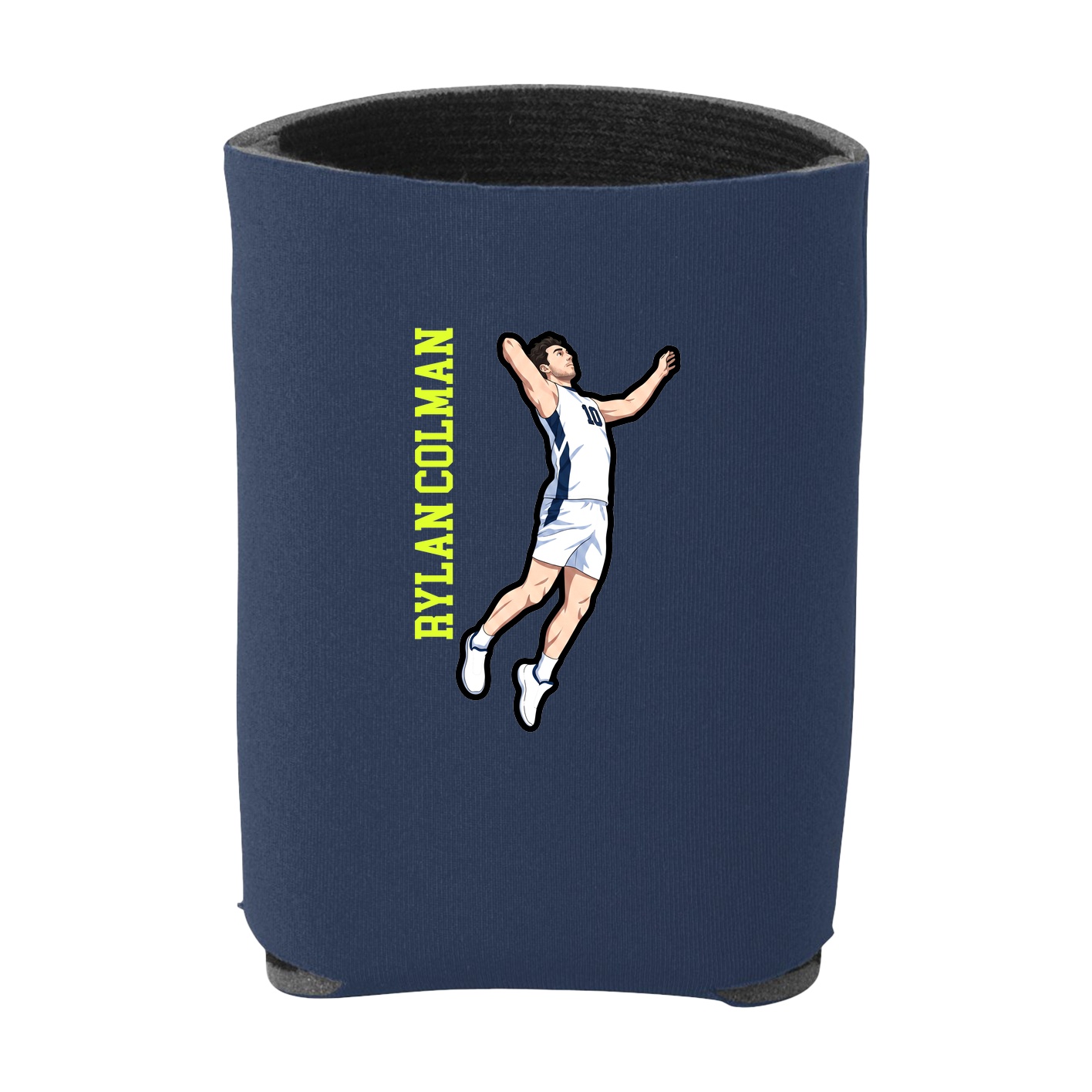 Can Holder — Name Vertical in Navy