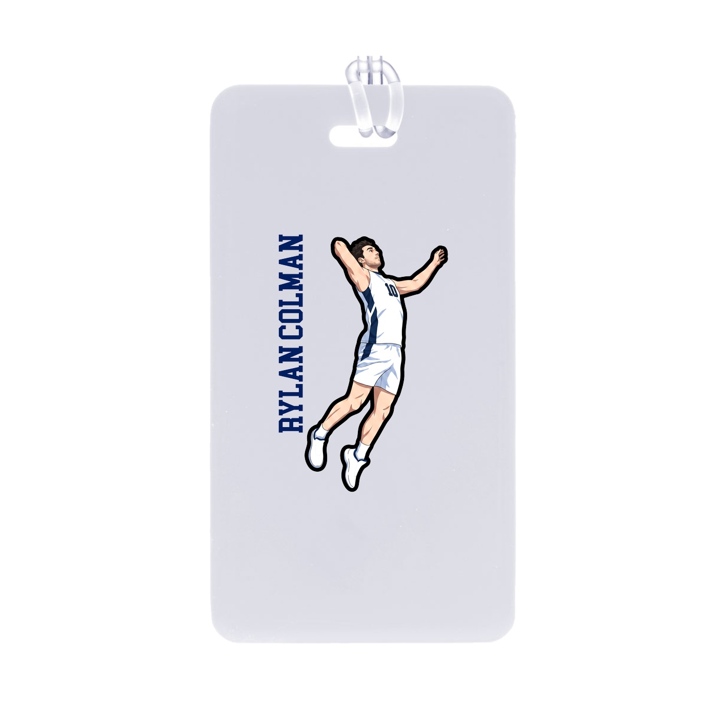 Bag Tag — Name Vertical in Classic