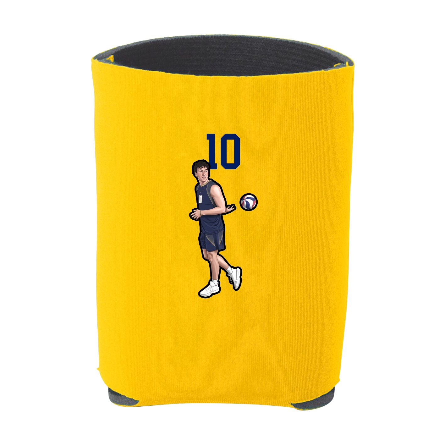 Can Holder — Number Top in Yellow