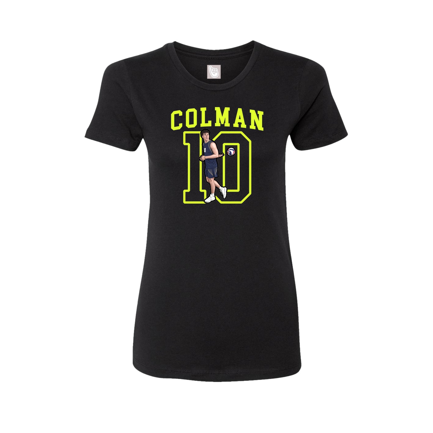Fitted Women's Tee — Shirsey in Black