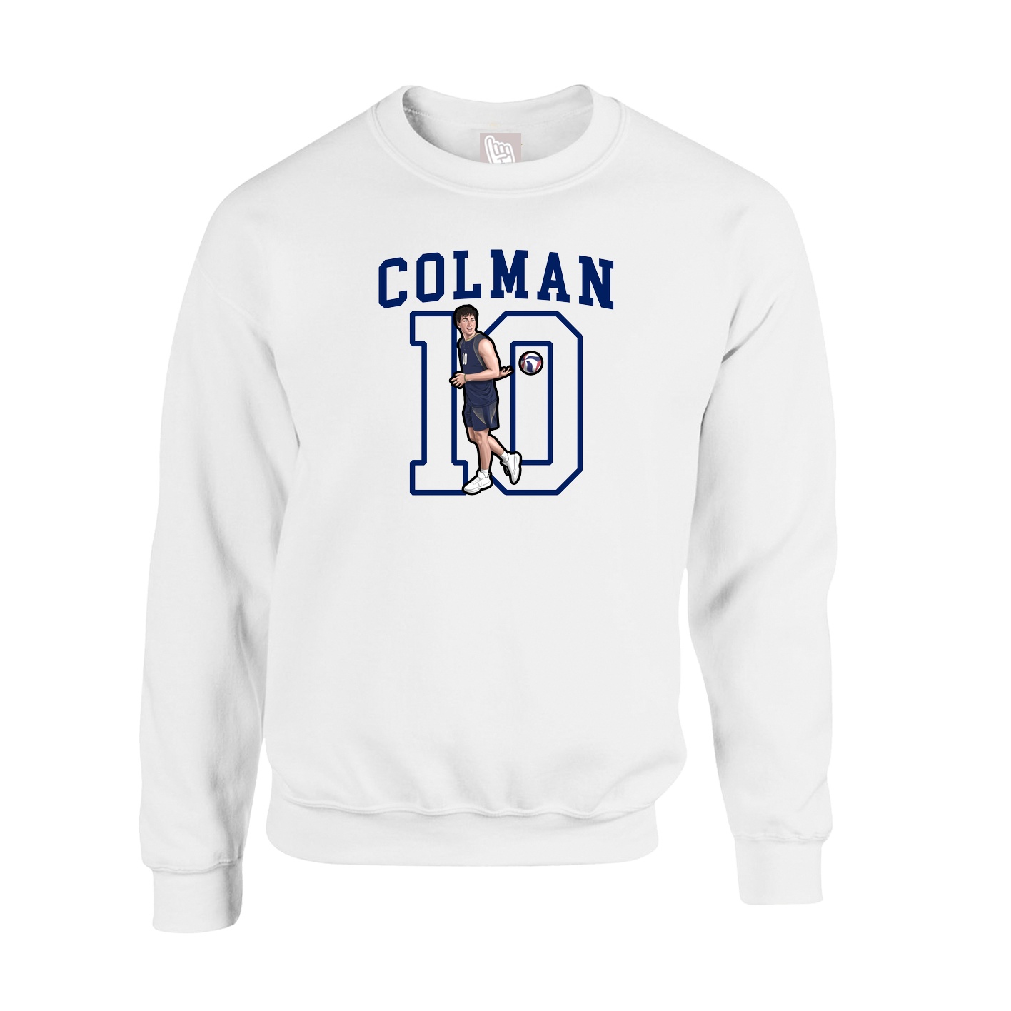 Fleece Crew — Shirsey in White