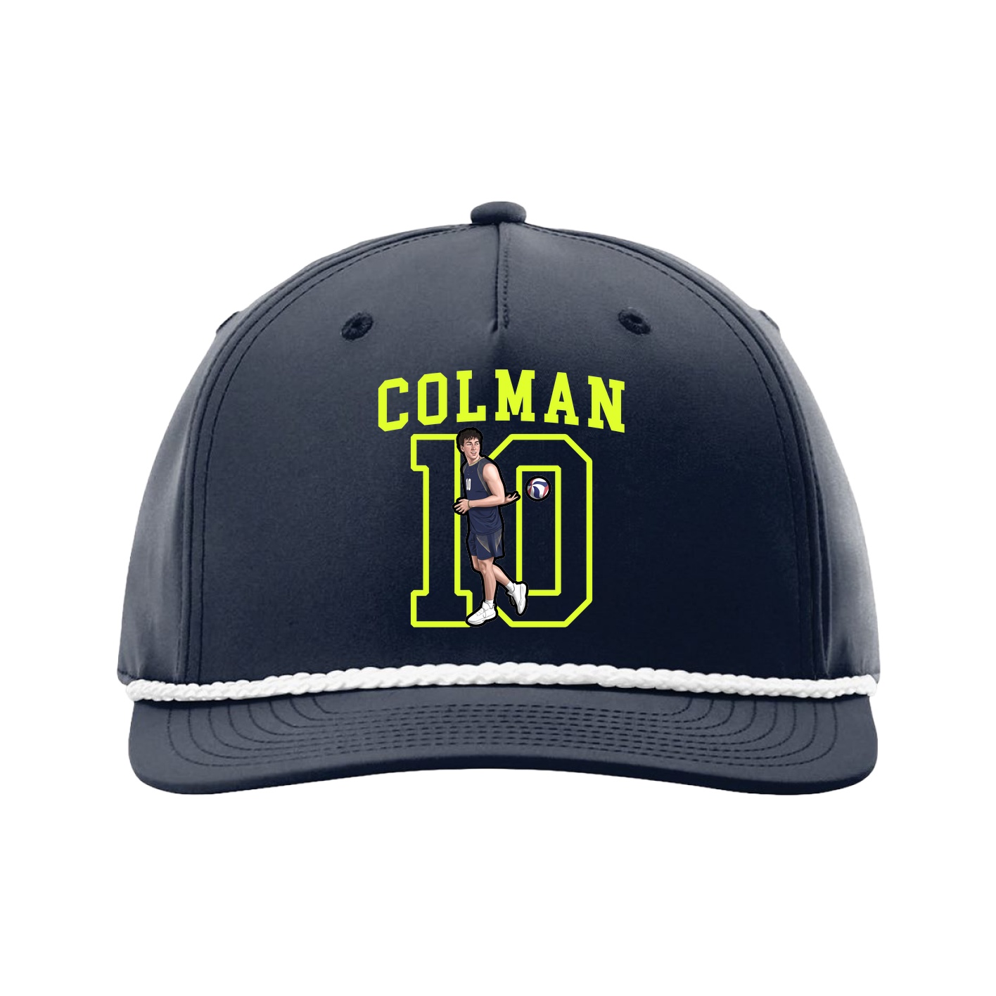 Five-Panel Classic Rope Cap — Shirsey in Navy