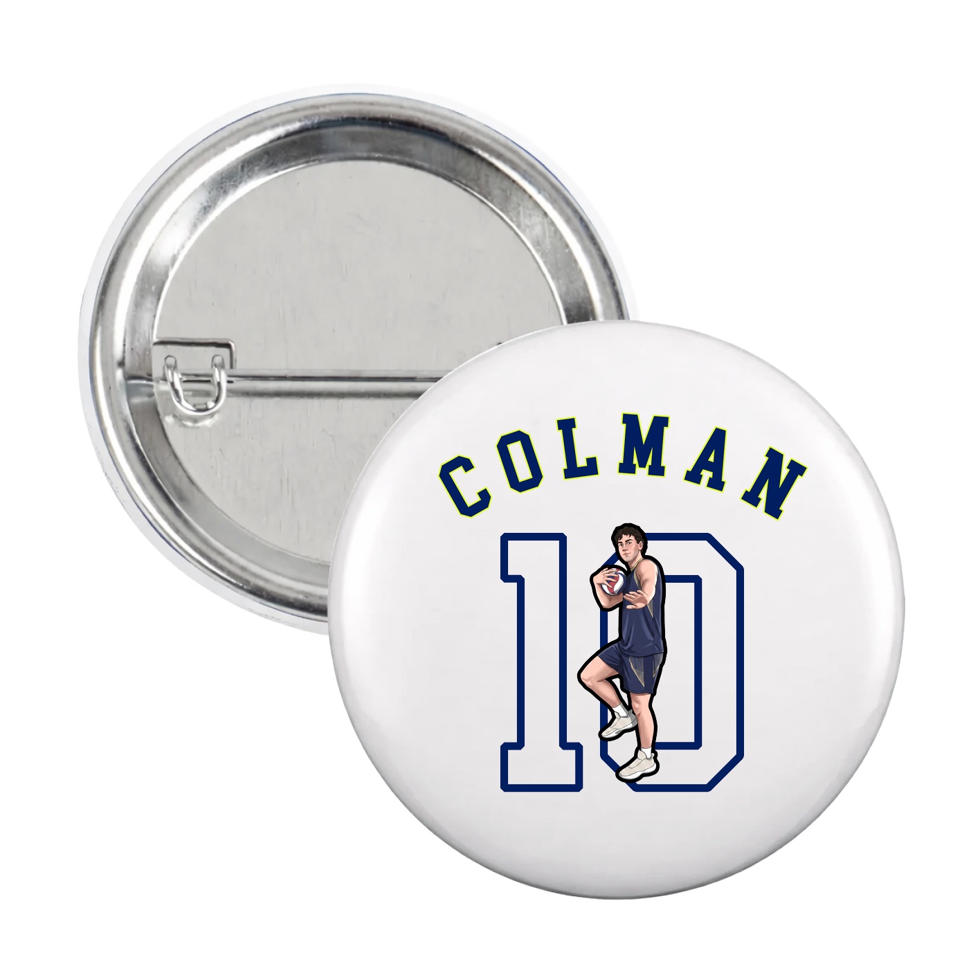 Game Day Button — Shirsey Arch in White