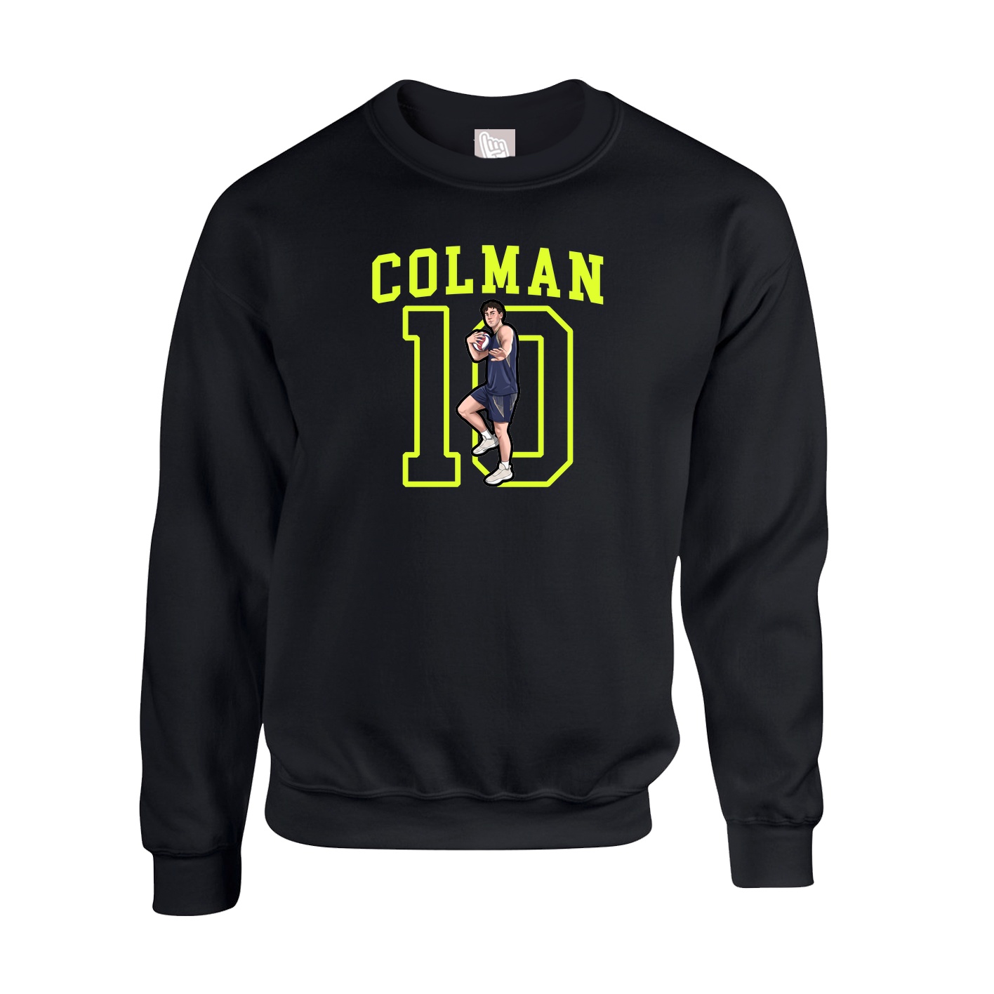 Fleece Crew — Shirsey in Black