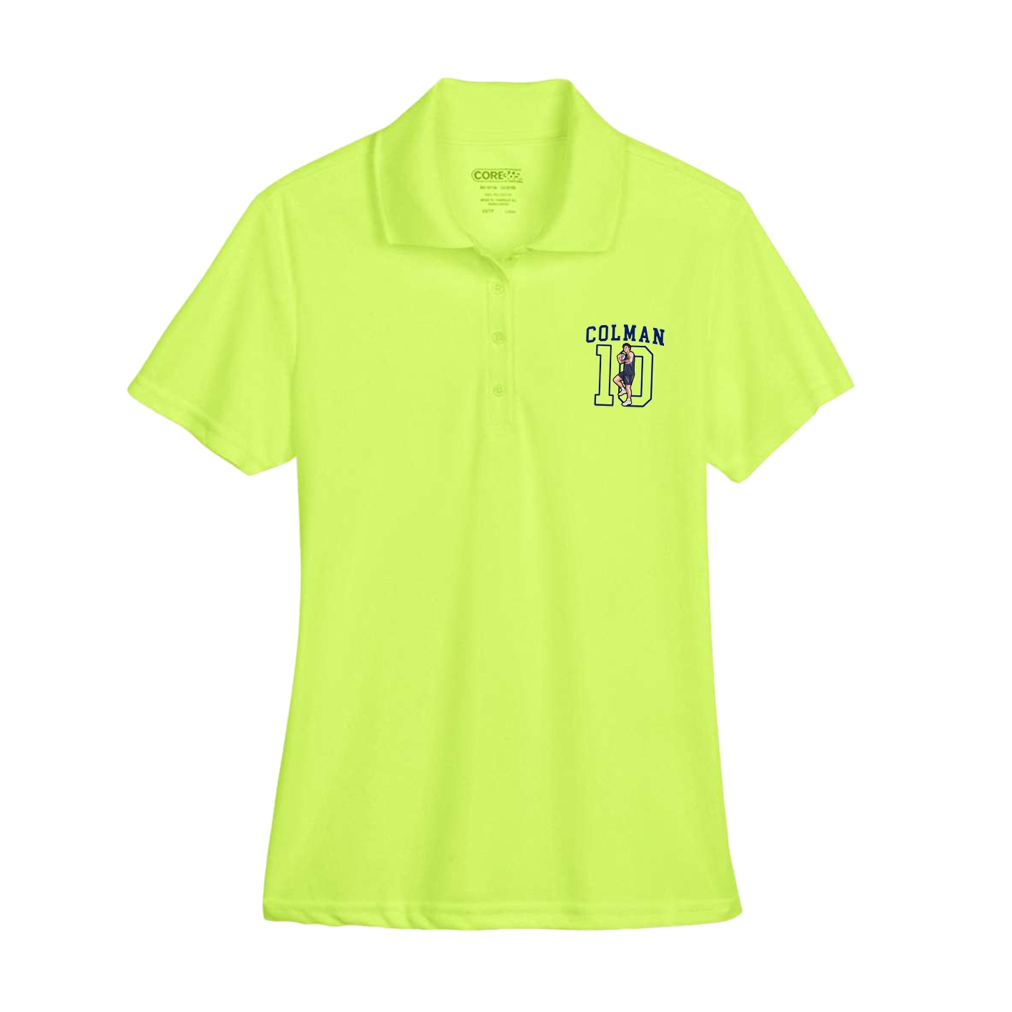 Womens Performance Polo — Shirsey in Yellow
