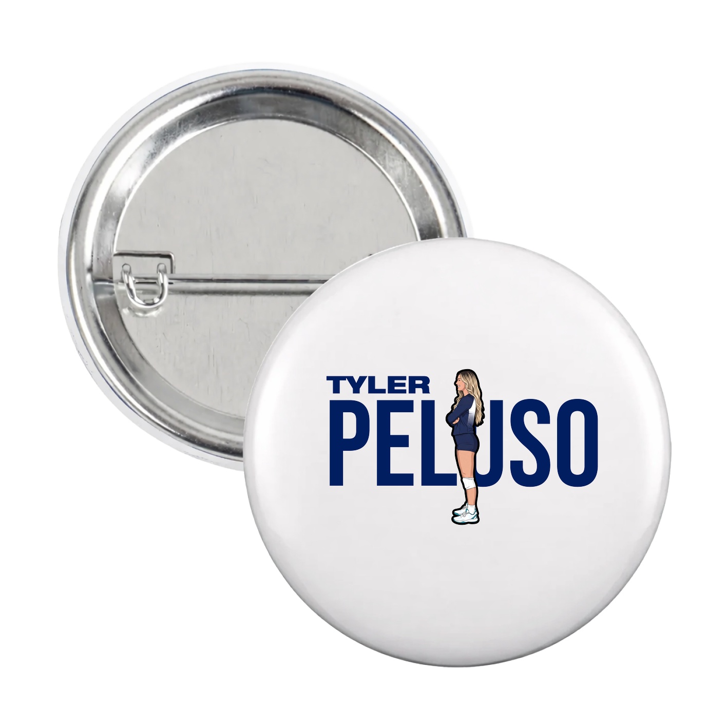 Game Day Button — Player Name in White
