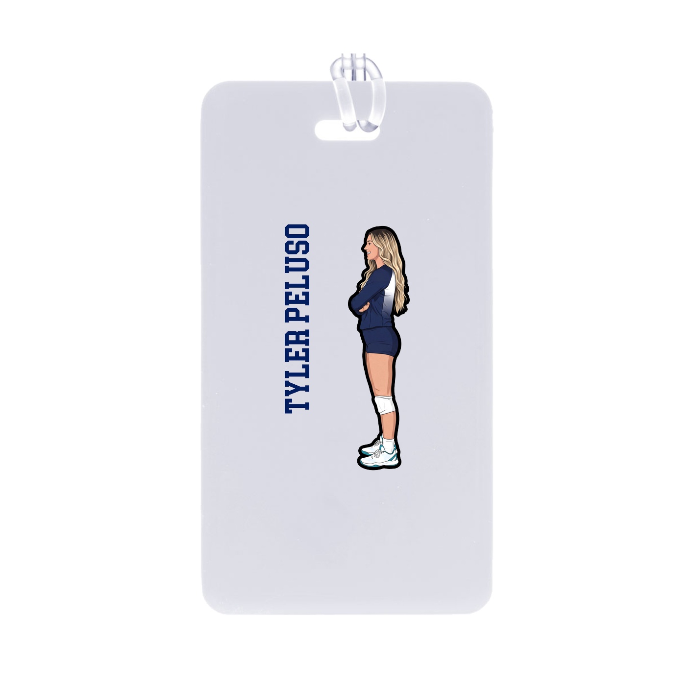 Bag Tag — Name Vertical in Classic