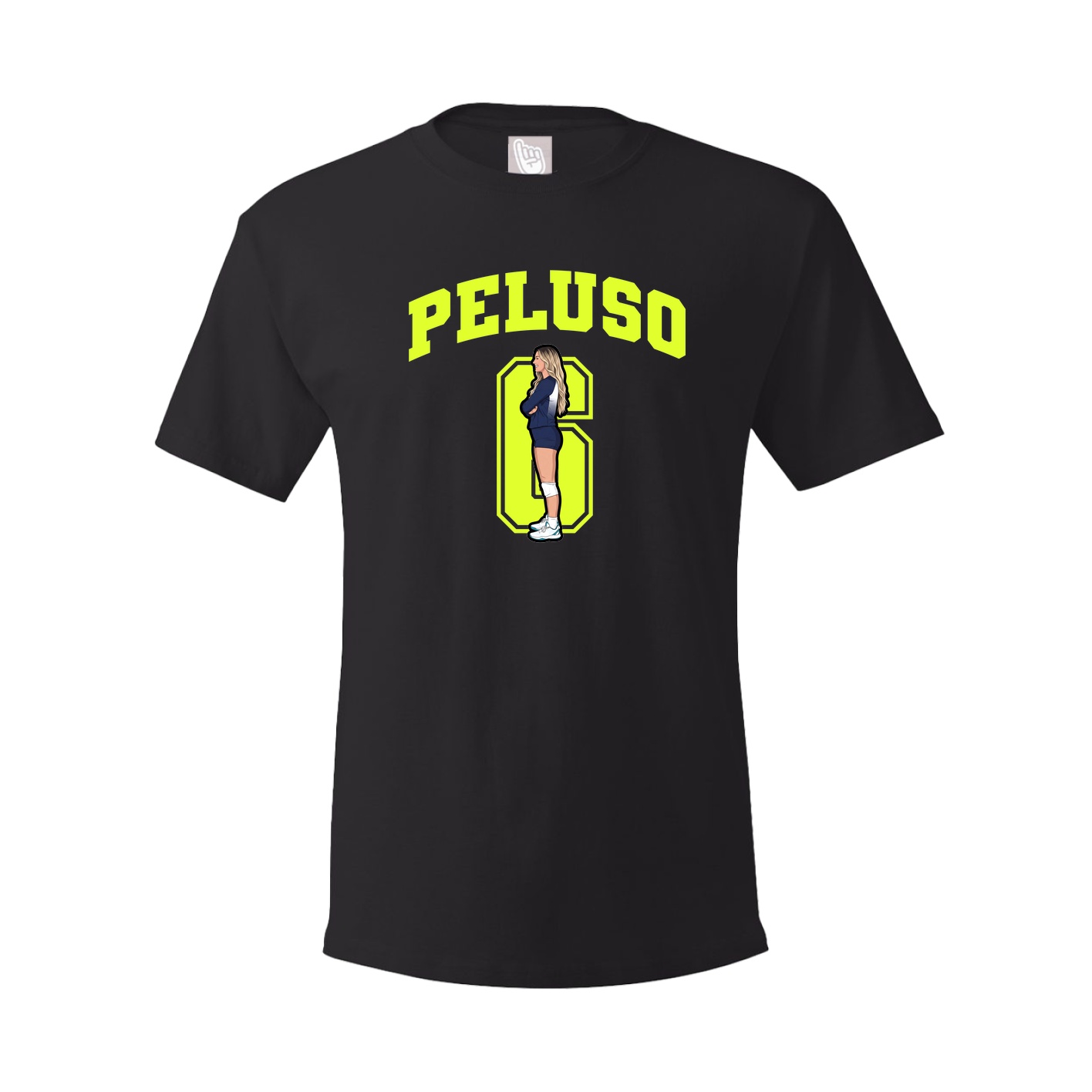 Youth Tee — Number in Black