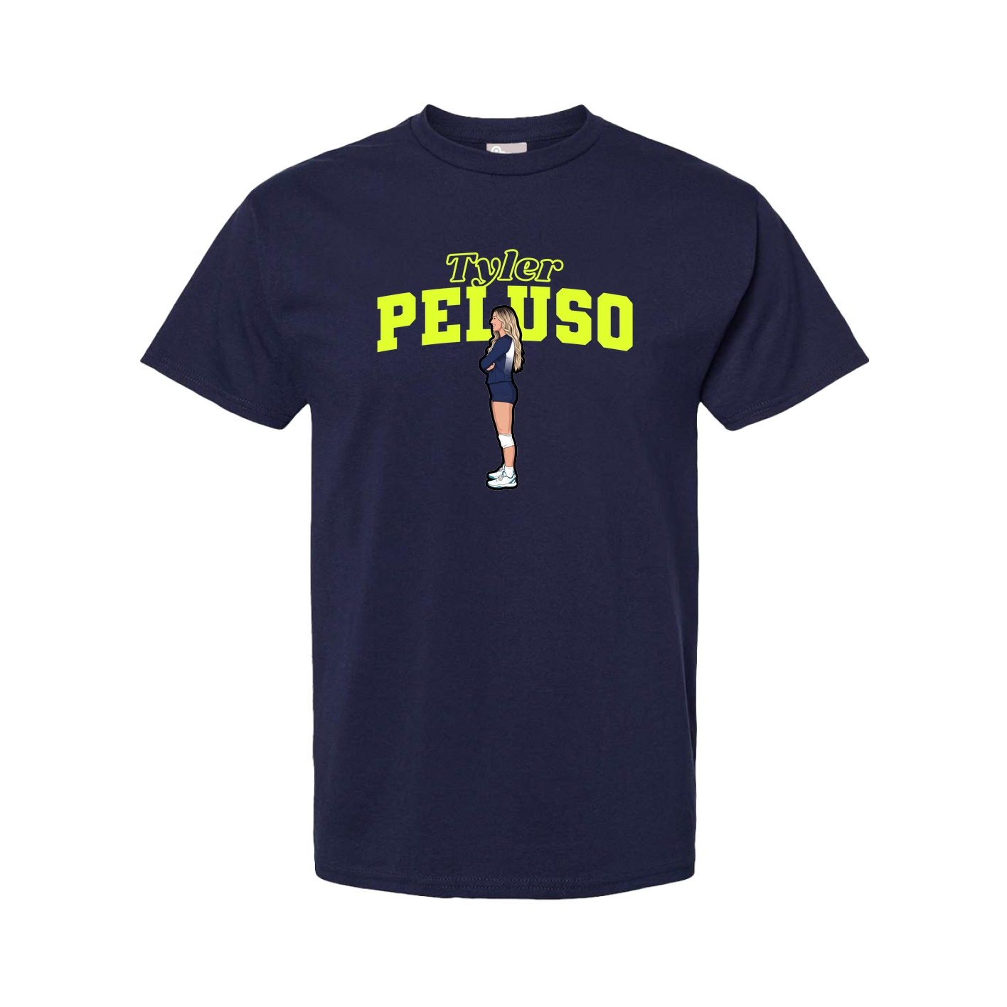 Tee — Name Arch in Navy