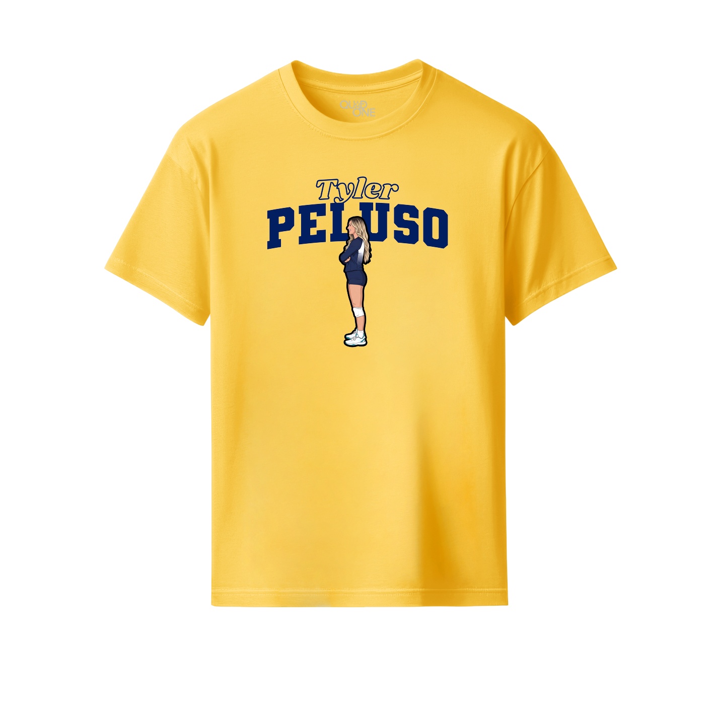 Youth Tee — Name Arch in Yellow