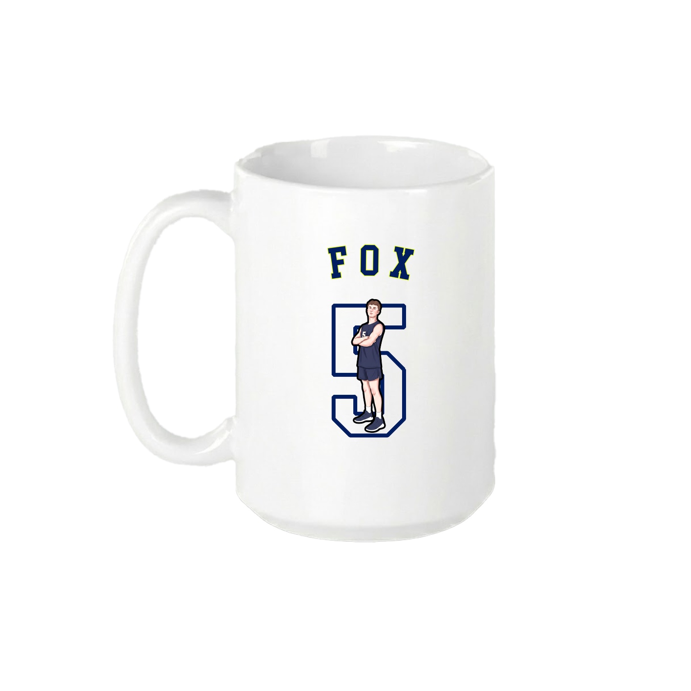 15oz Coffee Mug — Shirsey Arch in White