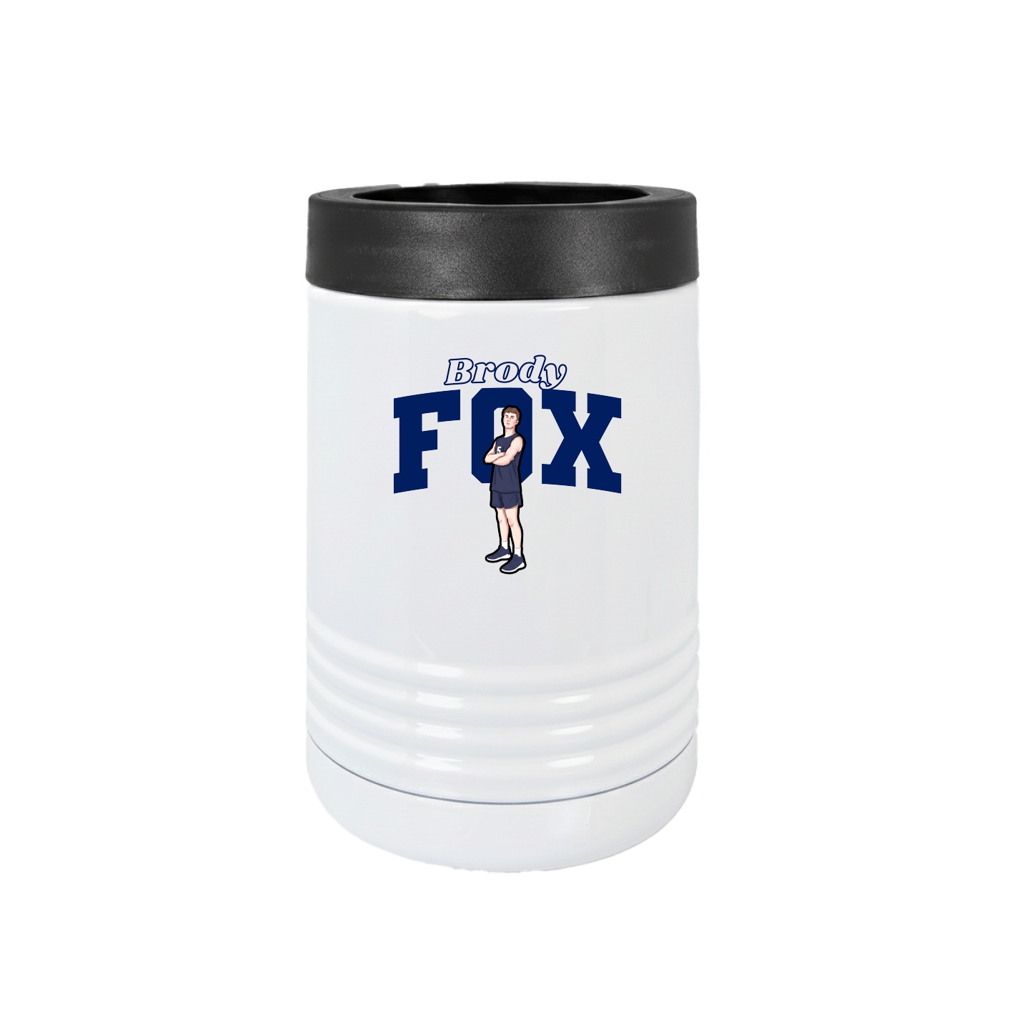 Beverage Holder — Name Arch in White