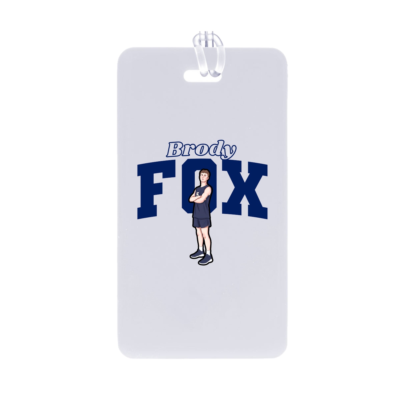 Bag Tag — Name Arch in Classic