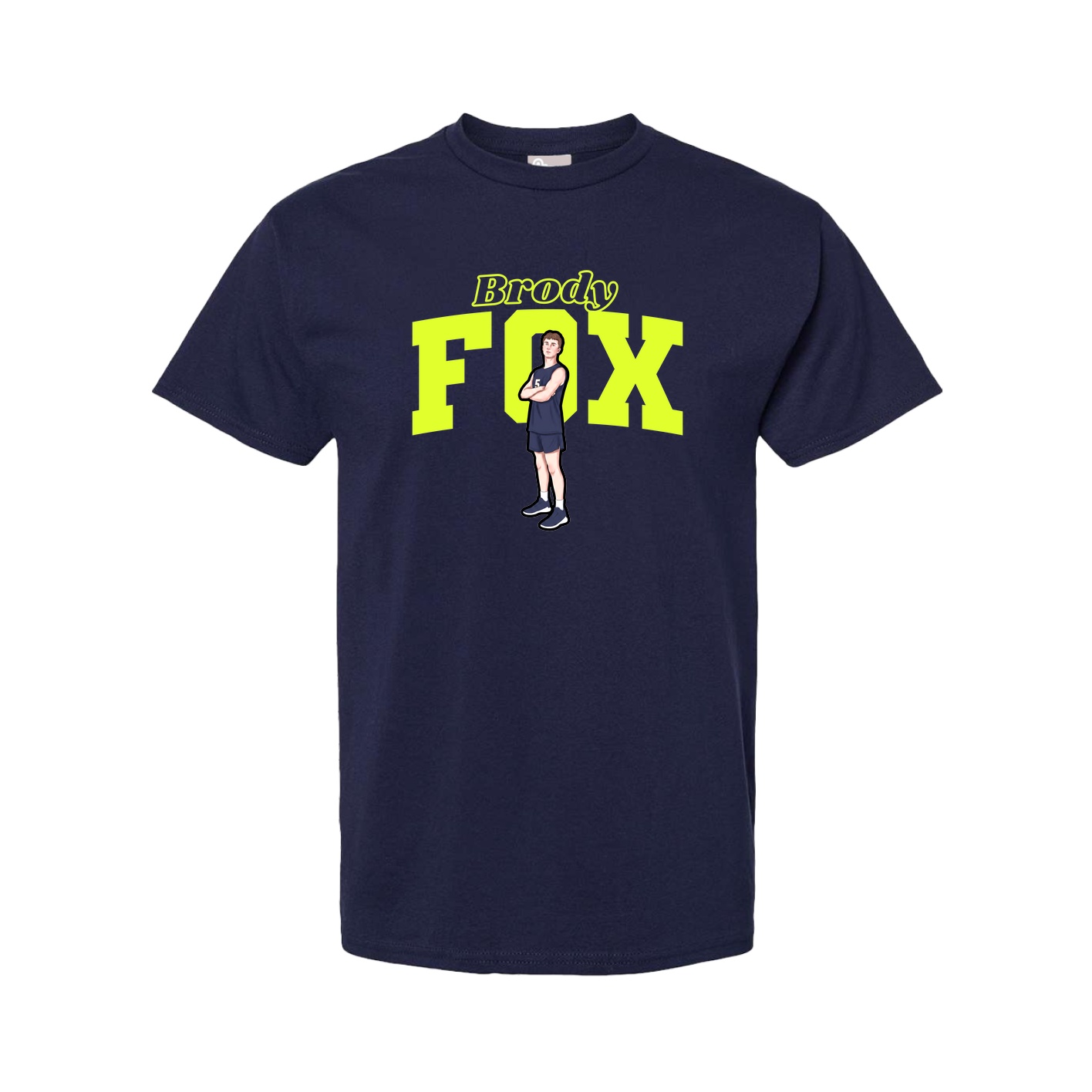 Tee — Name Arch in Navy