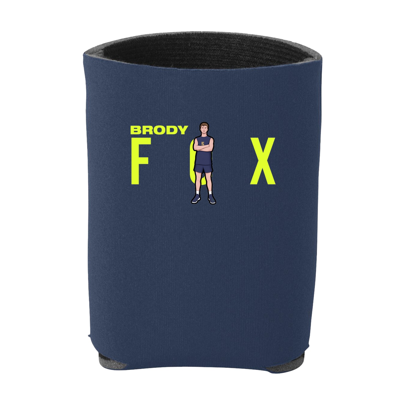 Can Holder — Player Name in Navy