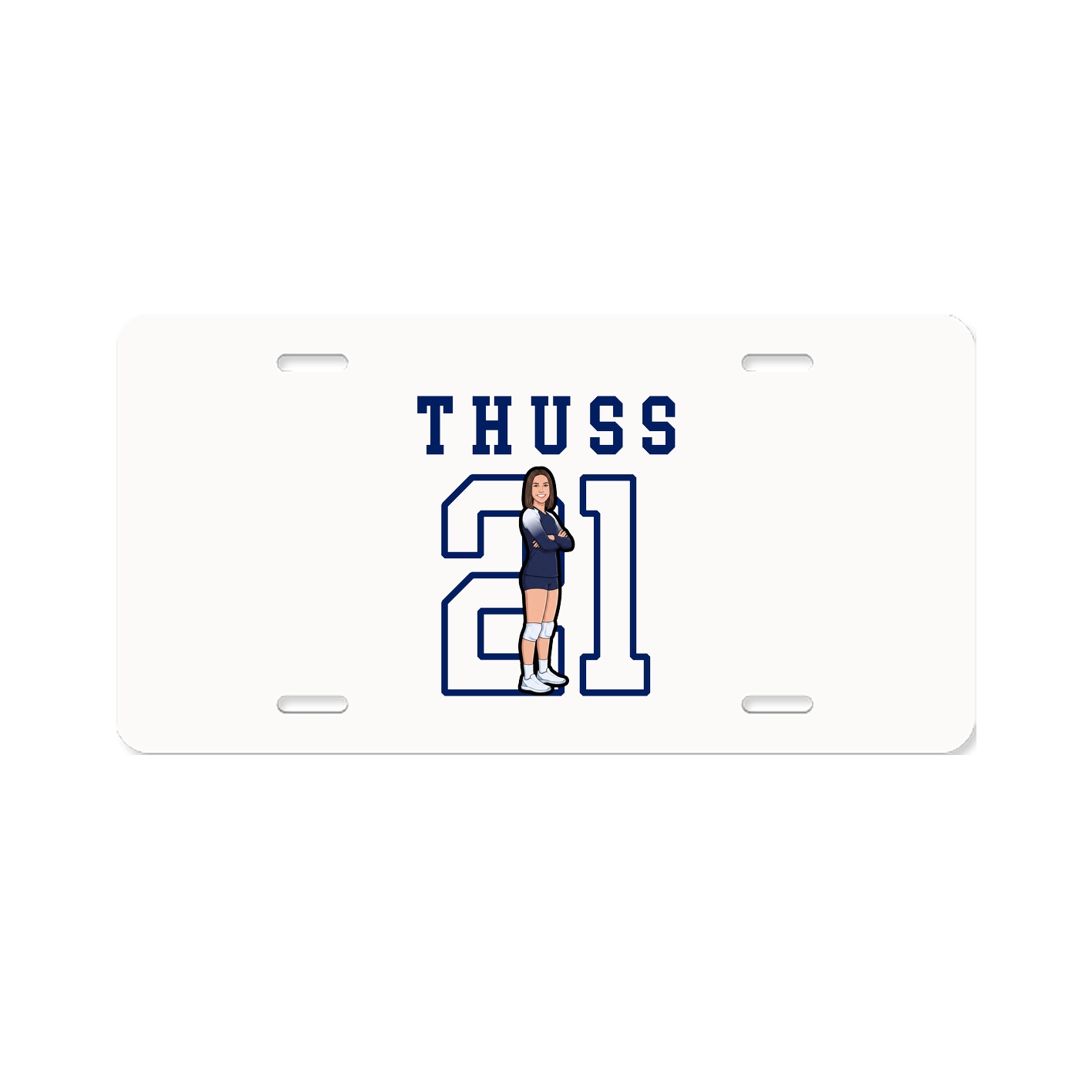 License Plate — Shirsey in Classic