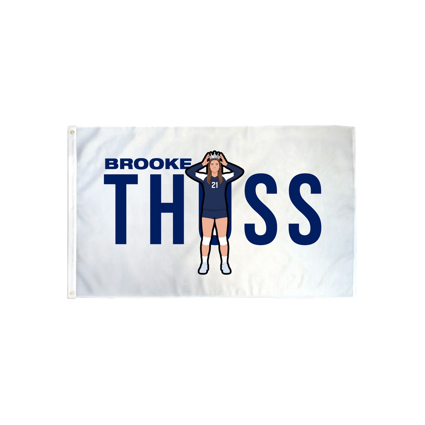 3x5 Flag — Player Name in Classic