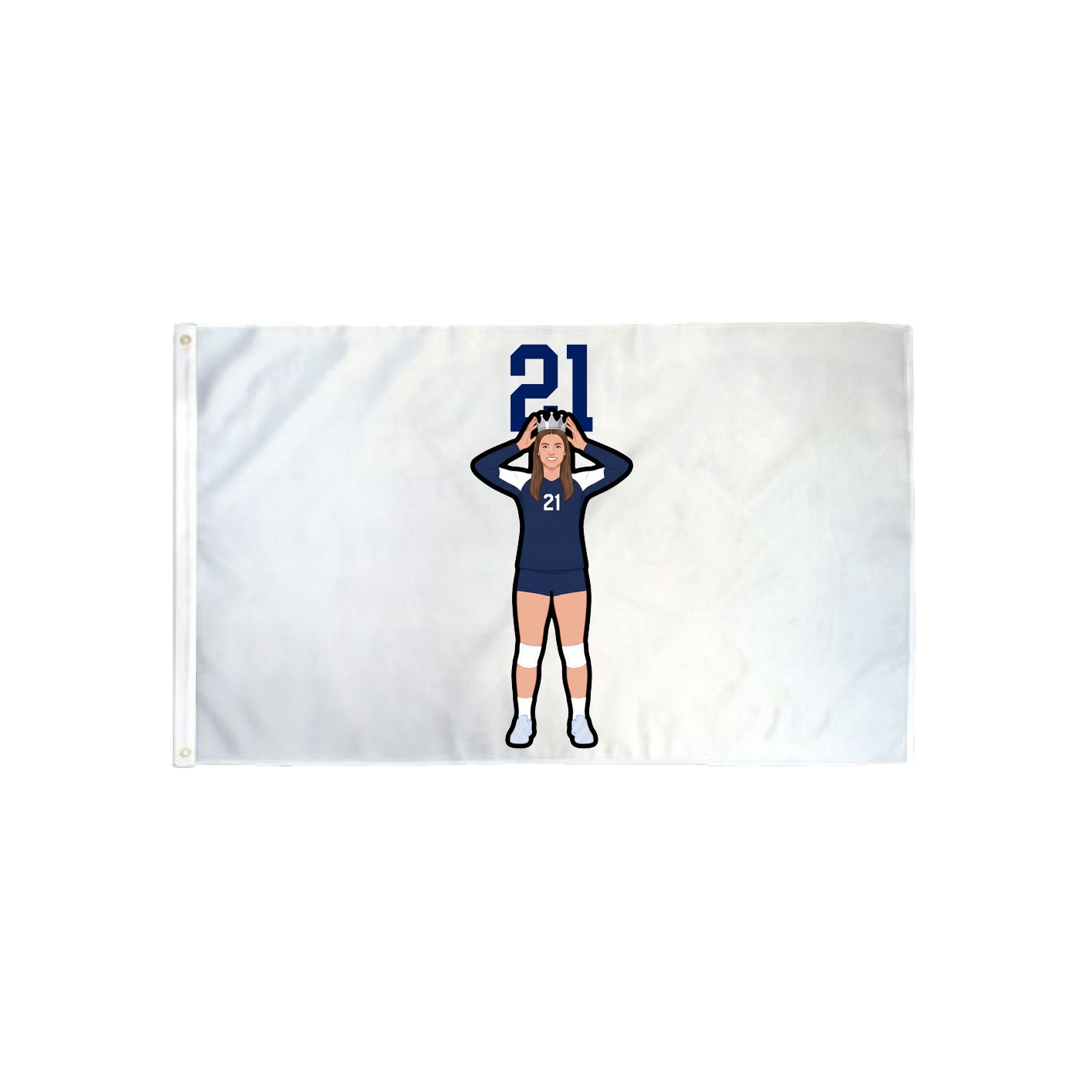 3x5 Flag — Number Top in Classic