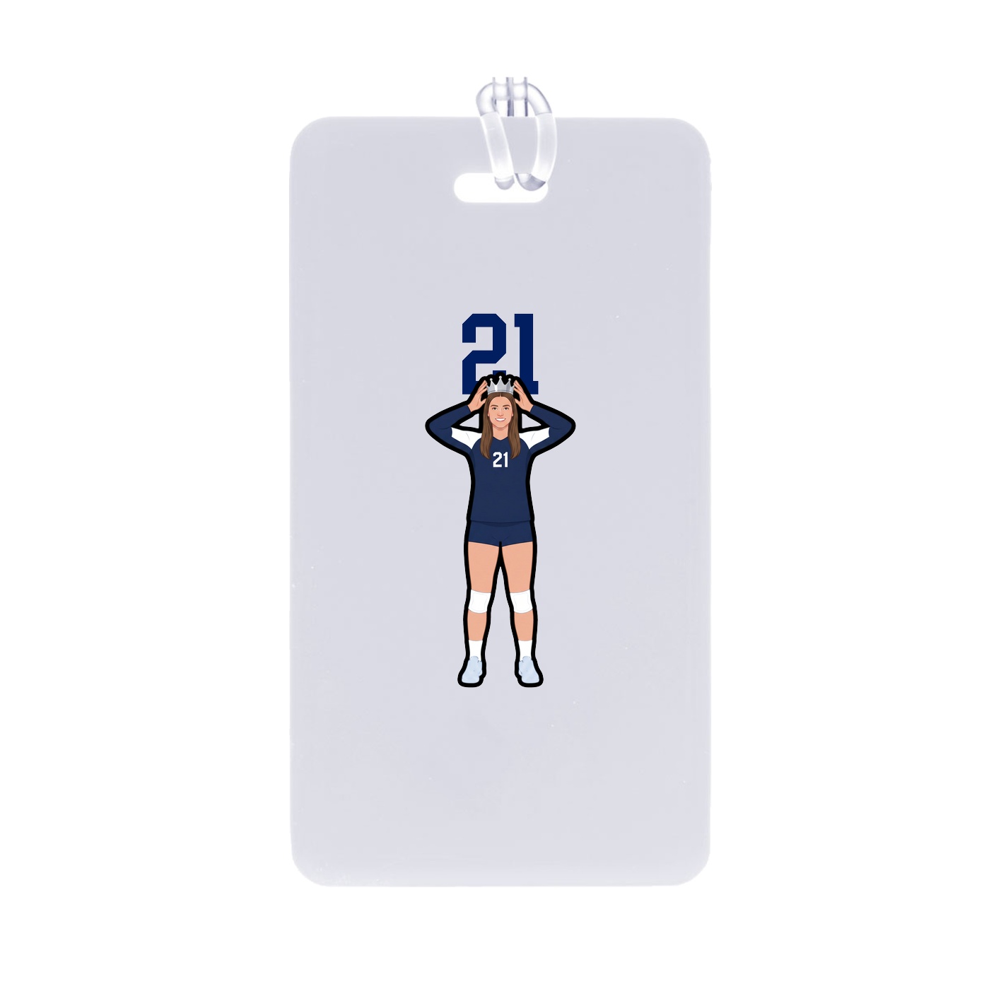 Bag Tag — Number Top in Classic