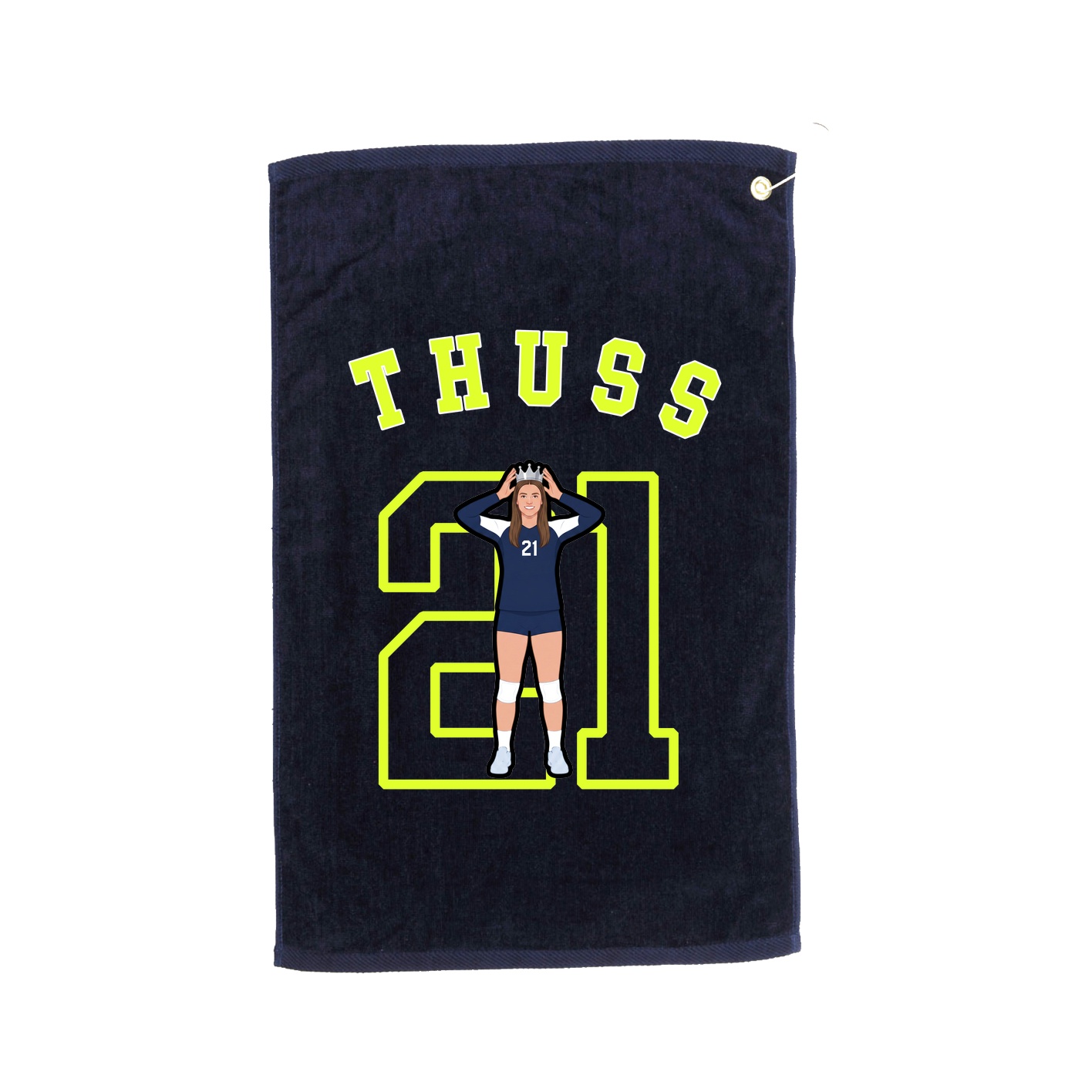 Golf Towel — Shirsey Arch in Navy
