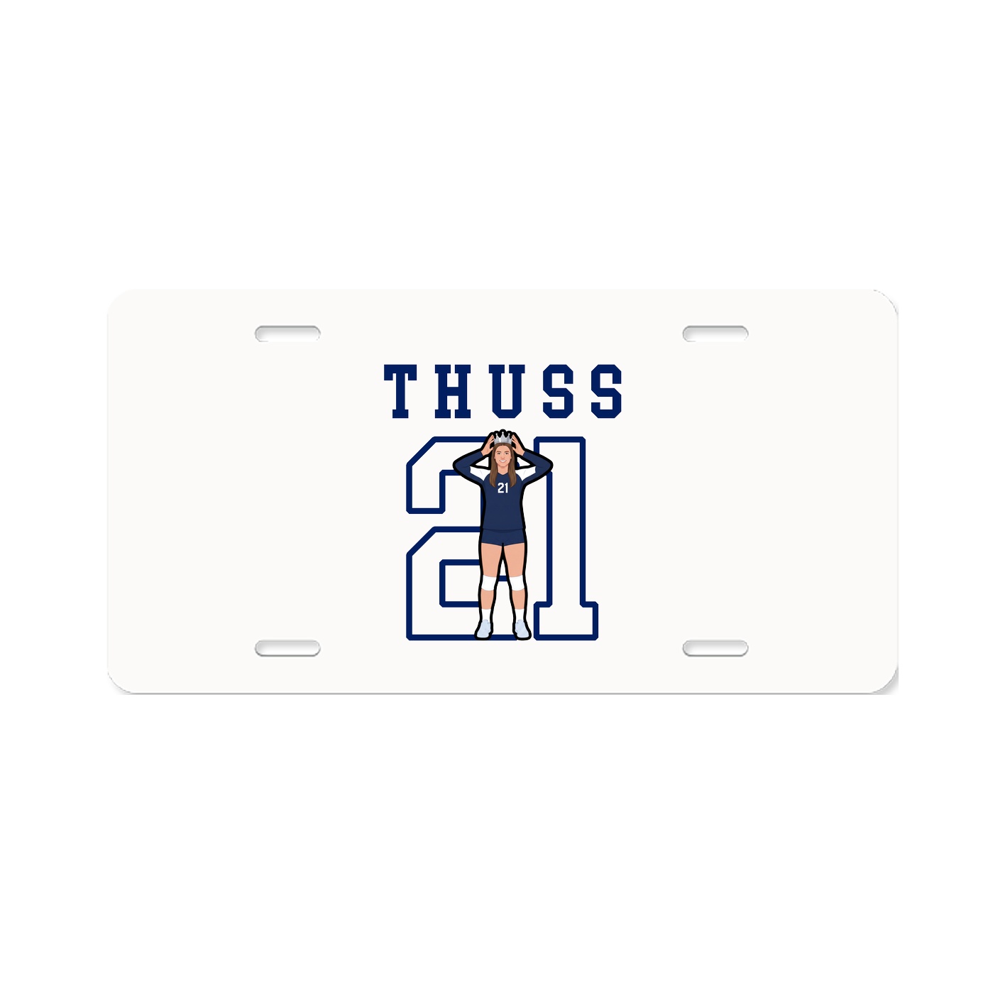 License Plate — Shirsey in Classic