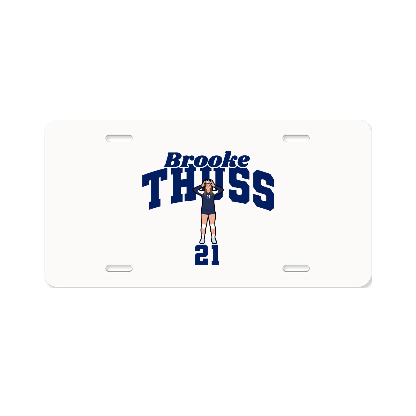 License Plate — Signature Arch in Classic